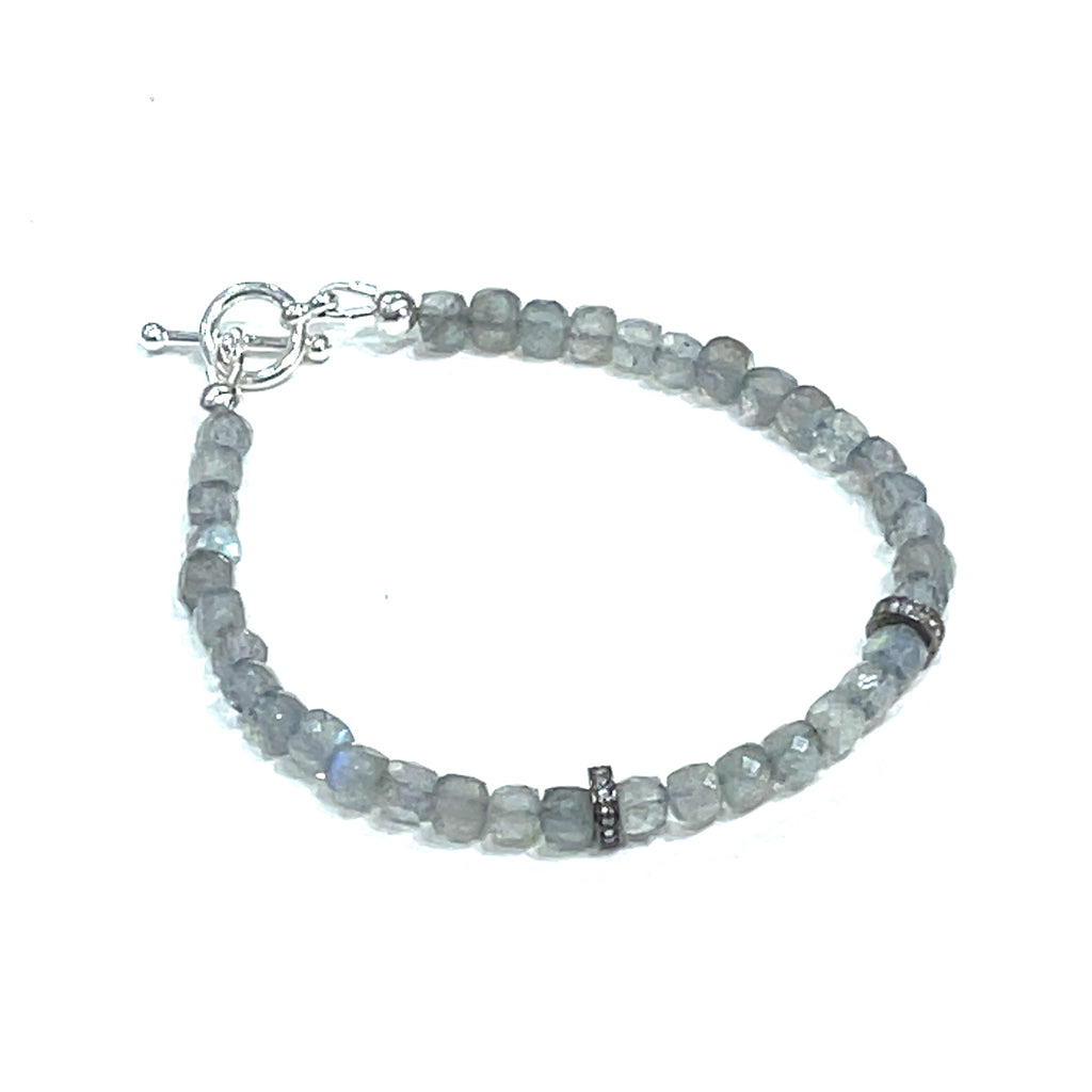 Labradorite gemstone bracelet, Jewelry