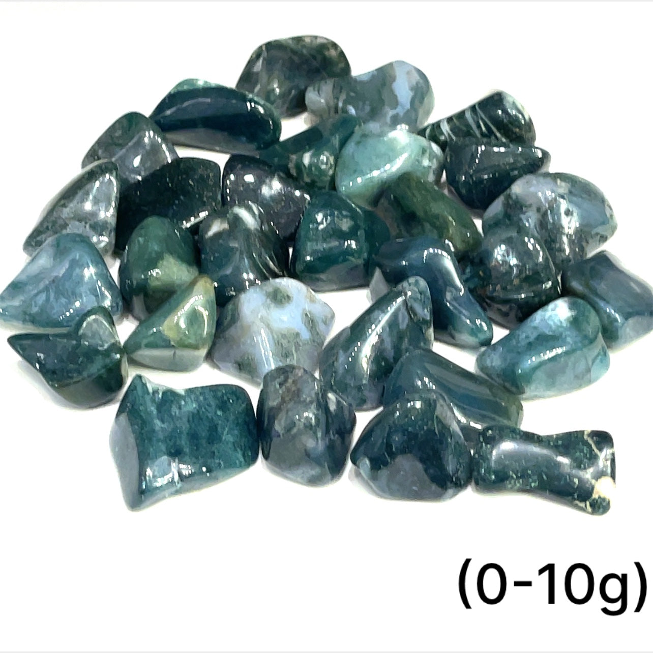 Moss Agate  tumbled gemstone
