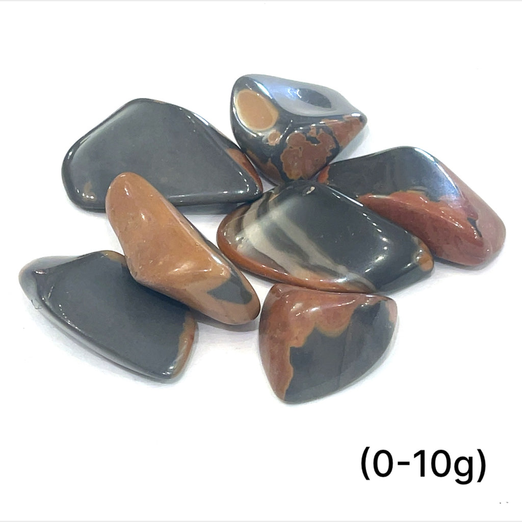 Polychrome Jasper tumbled gemstone