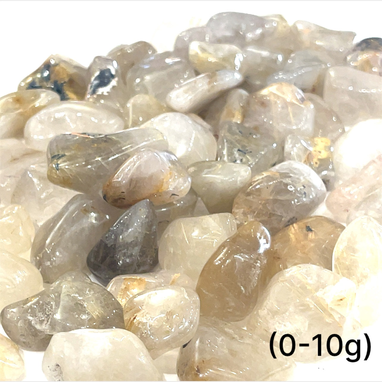 Golden Rutilated Quartz Tumbled Gemstones