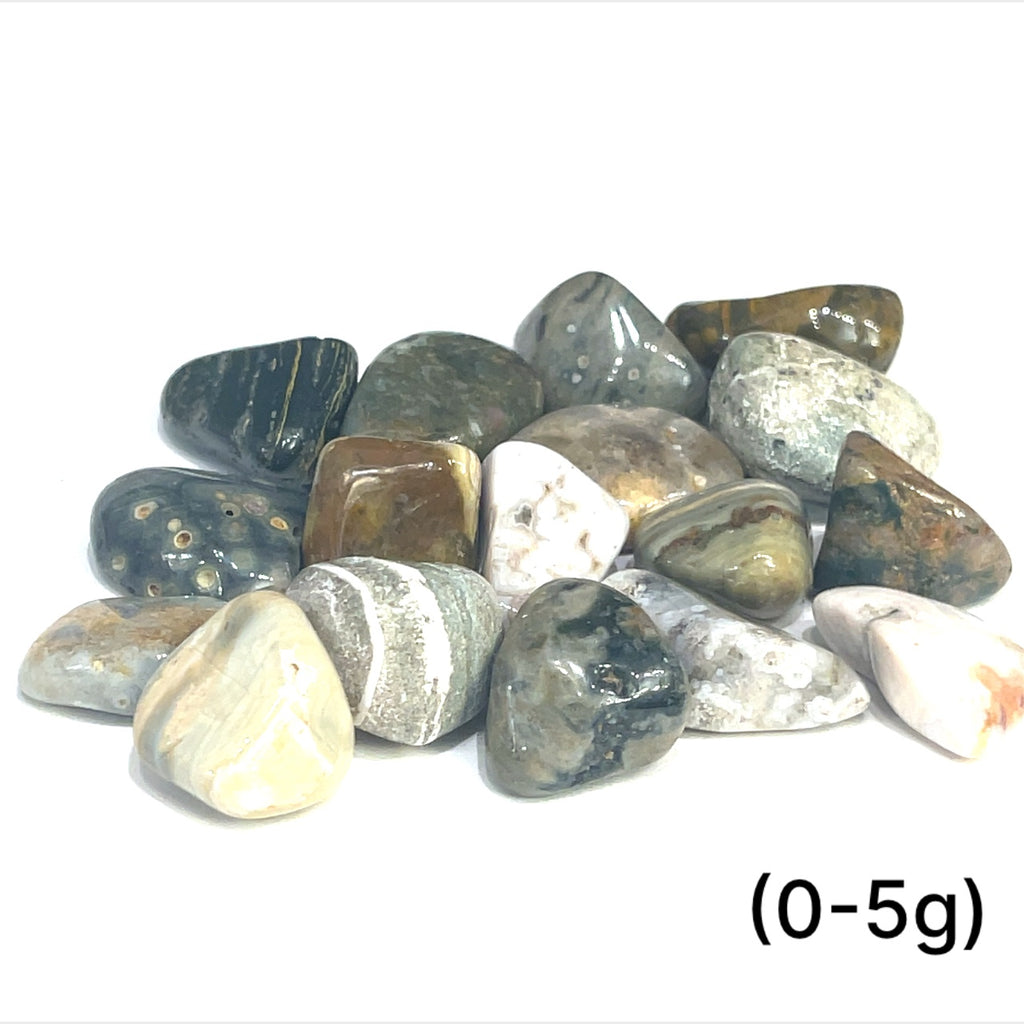 Ocean Jasper tumbled / cube gemstone