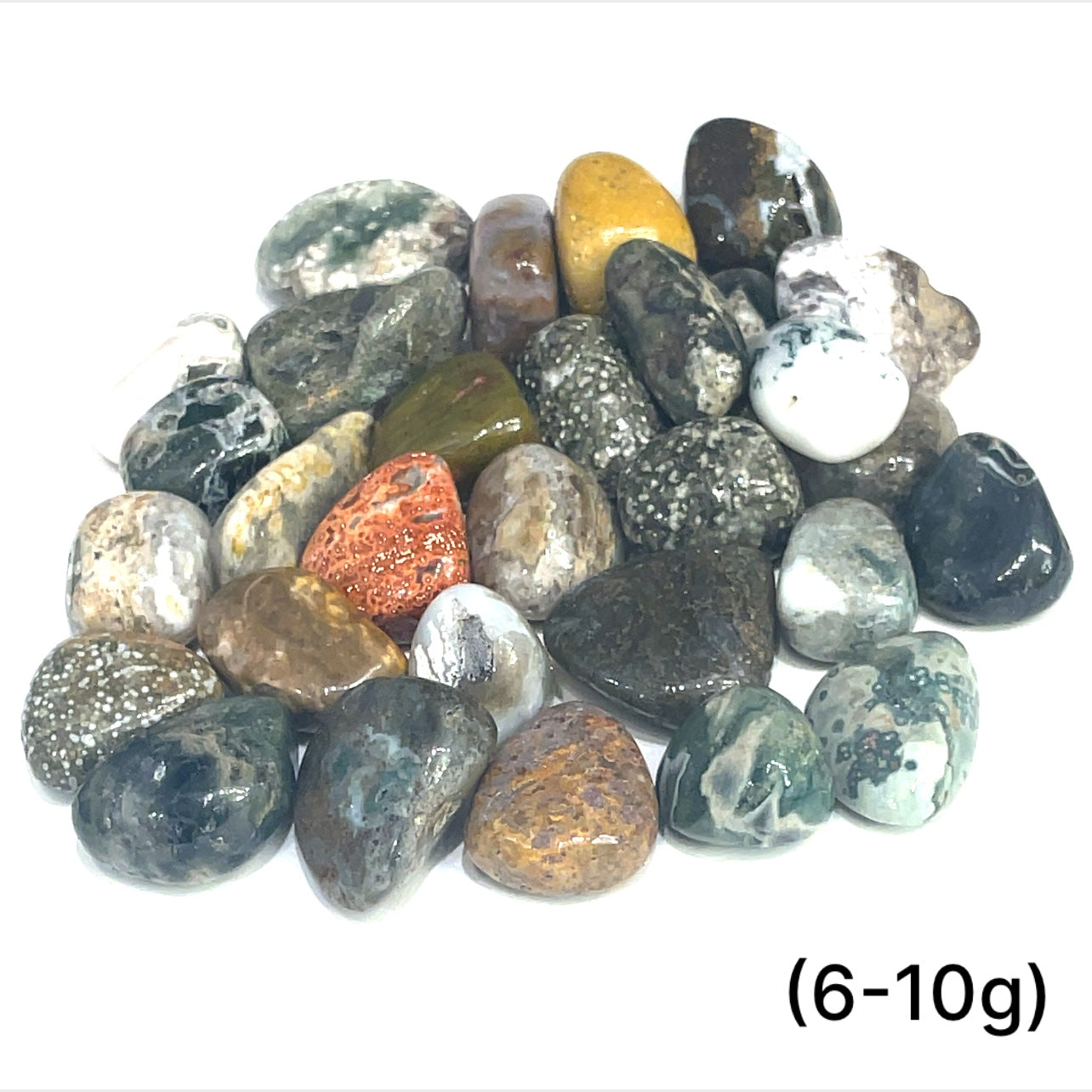 Ocean Jasper tumbled / cube gemstone