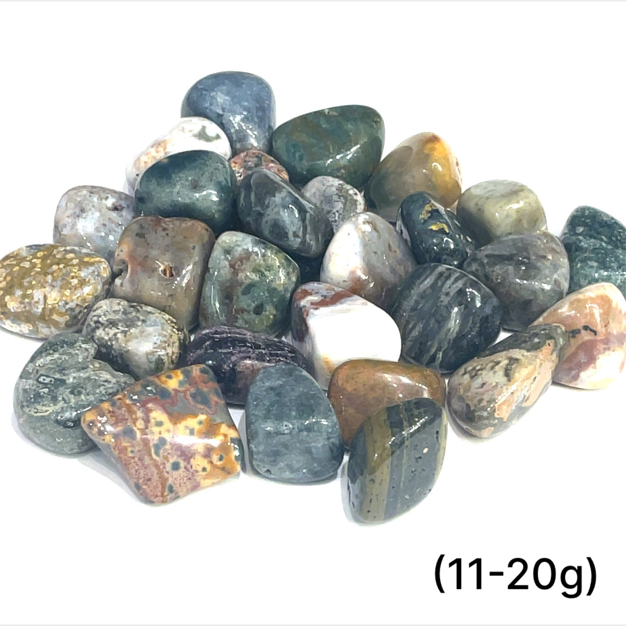 Ocean Jasper tumbled / cube gemstone