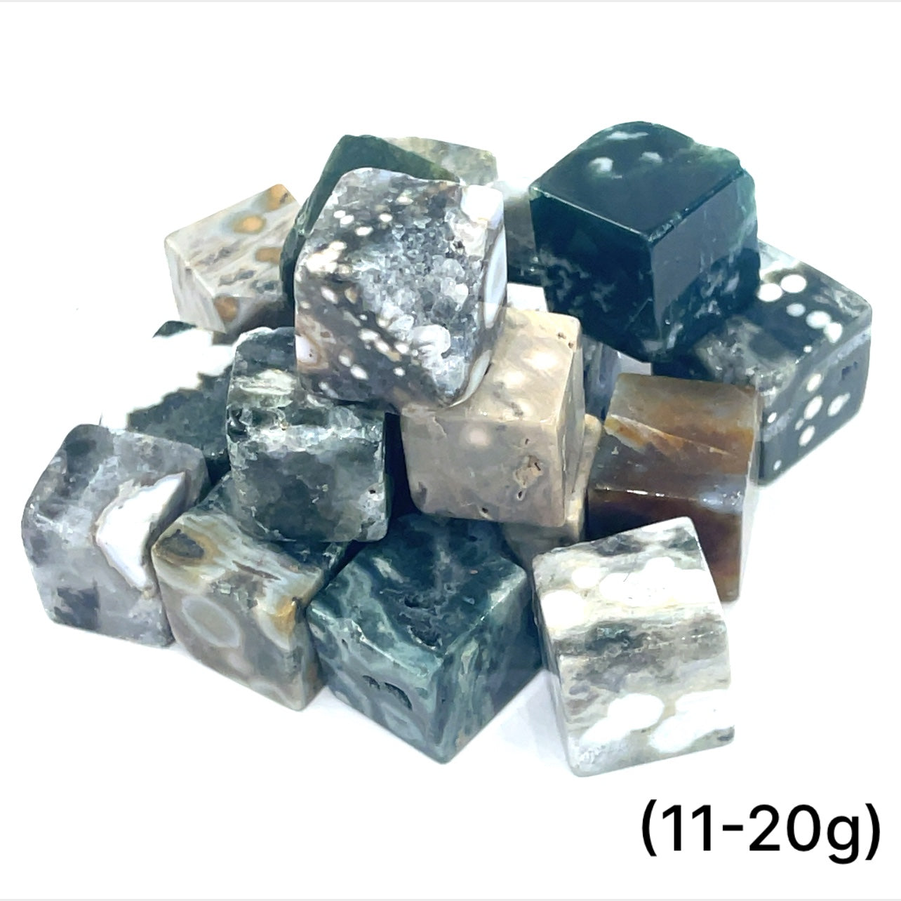 Ocean Jasper tumbled / cube gemstone