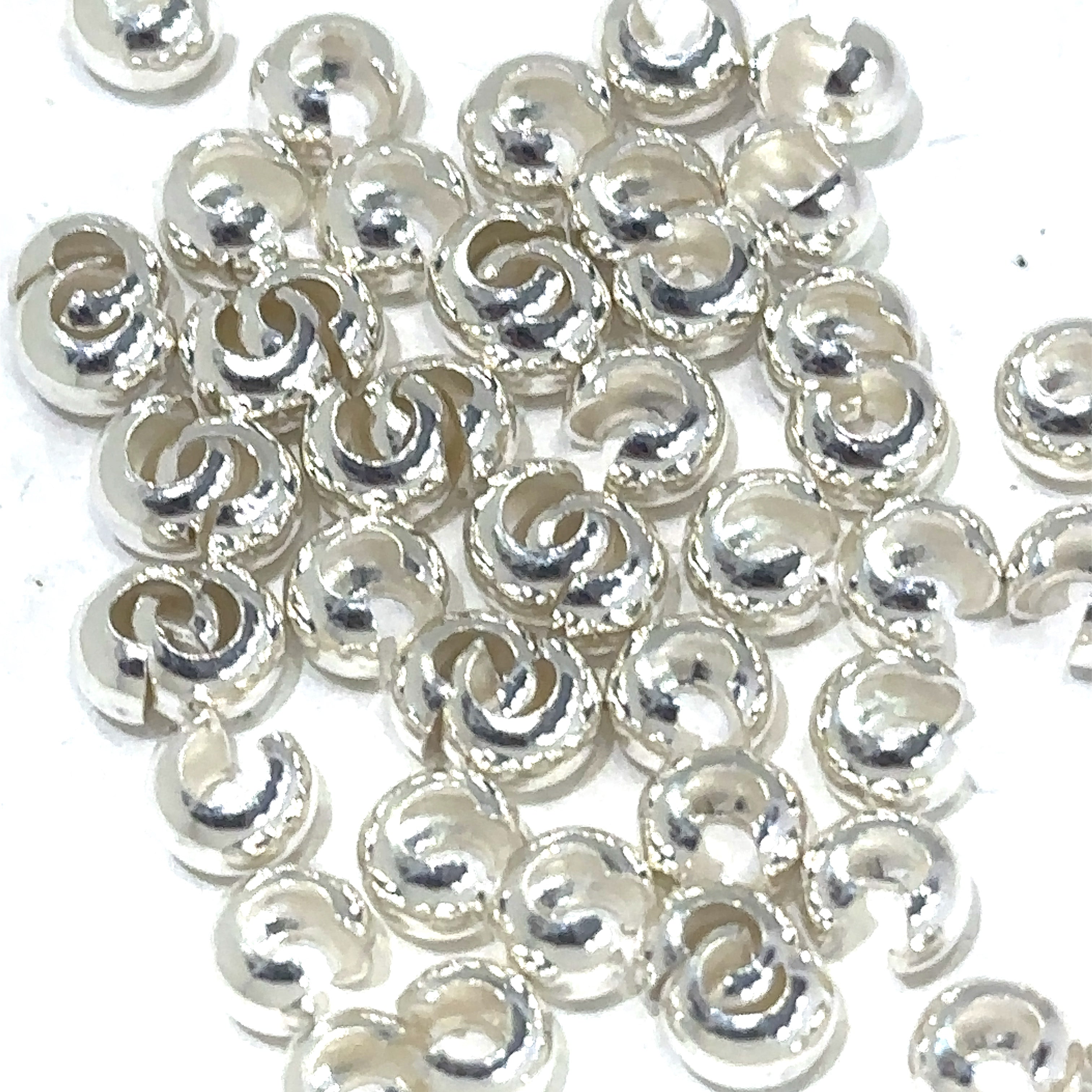 2.5mm, 3mm, 4mm SS/ GF Crimp Covers pk of 50