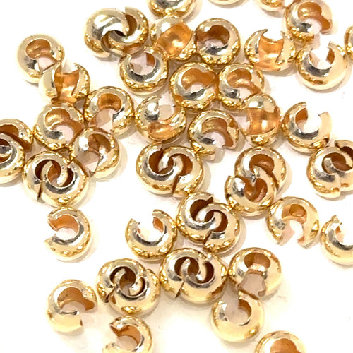 2.5mm, 3mm, 4mm SS/ GF Crimp Covers pk of 50