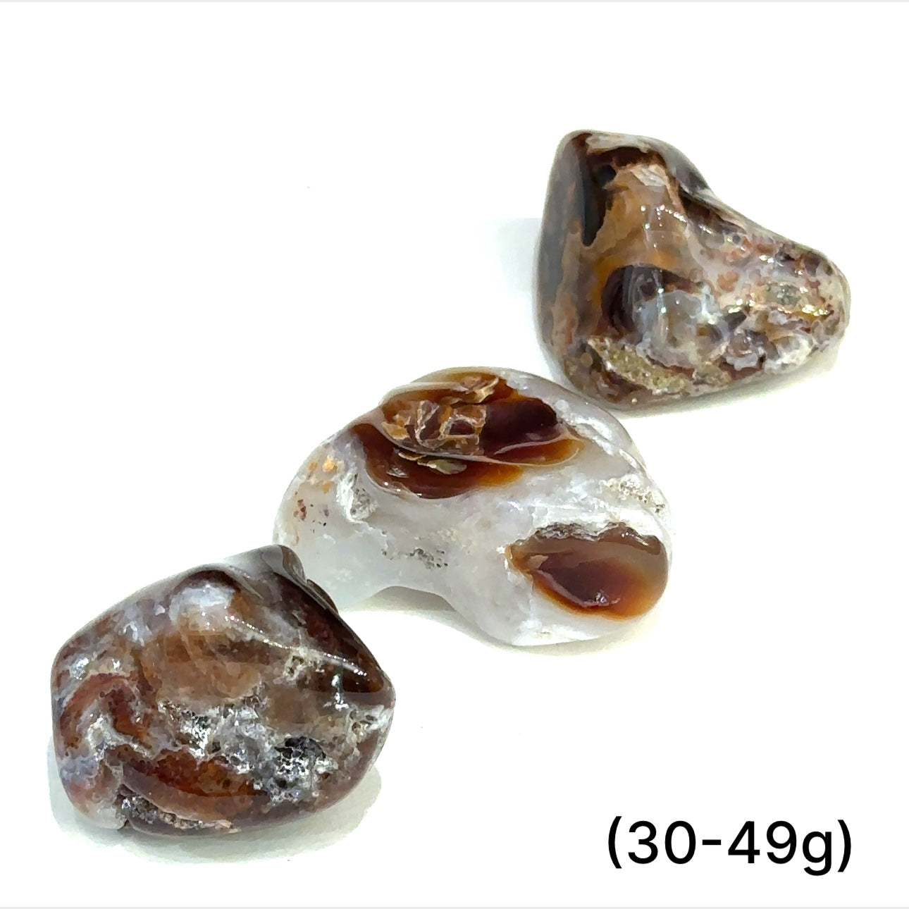 Fire Agate Tumbles (Mexico) gemstones