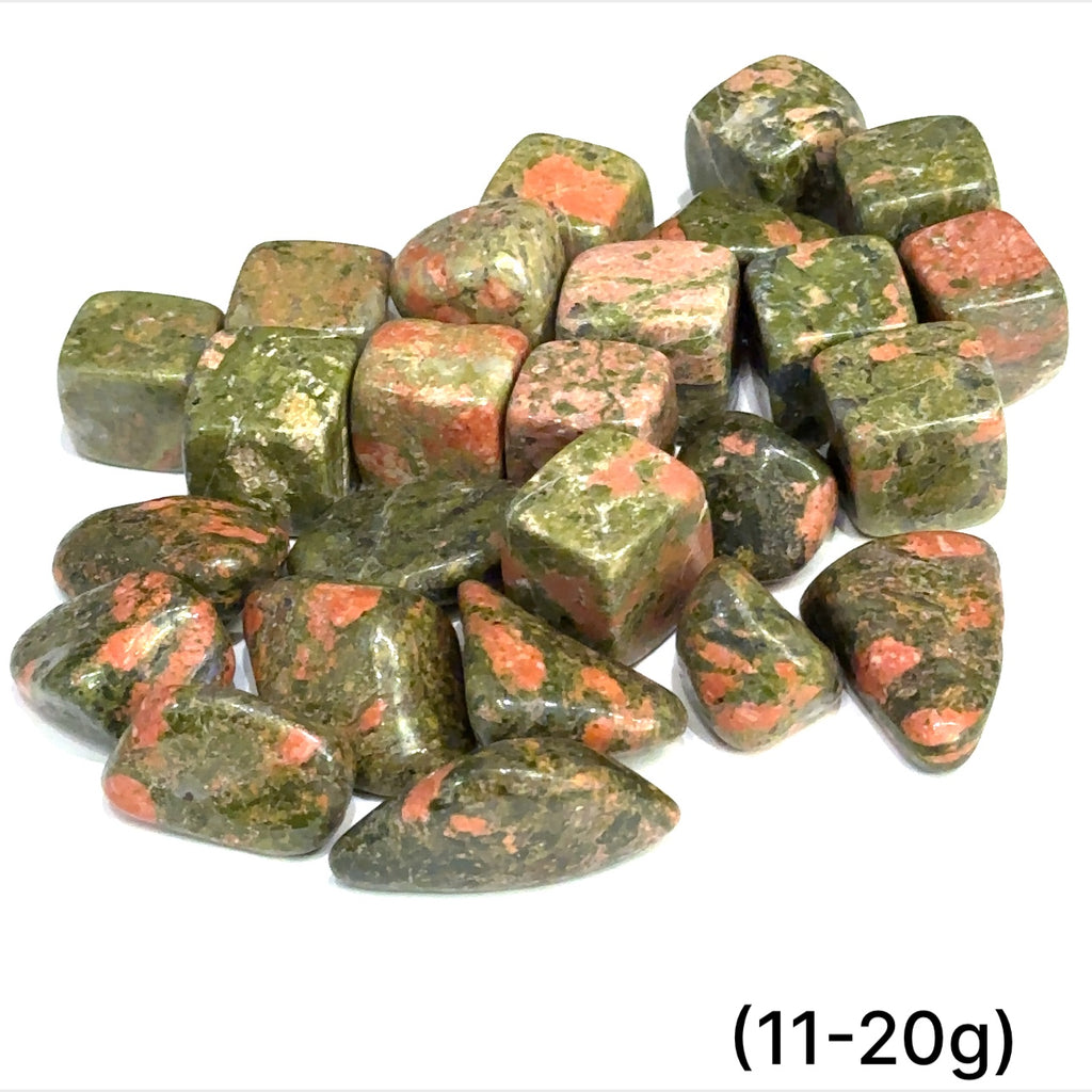 Unakite Tumbled gemstone