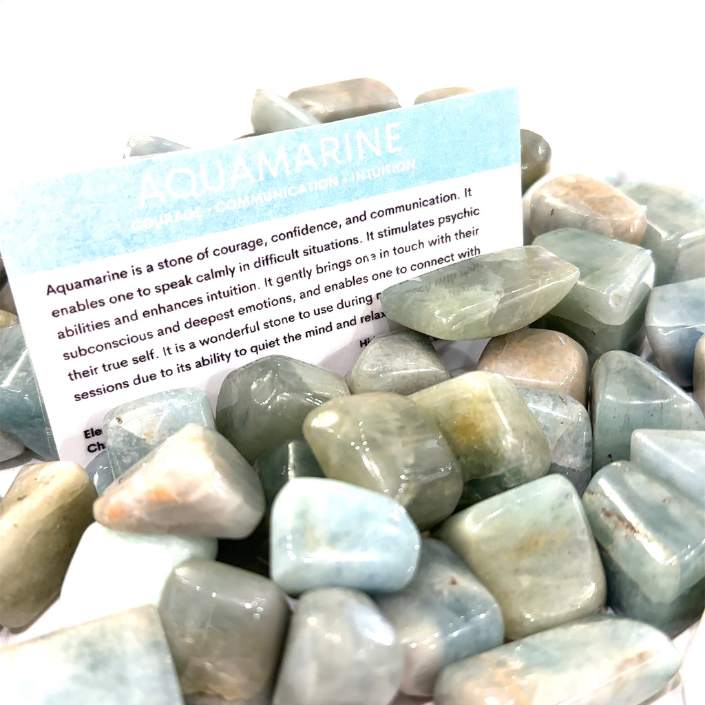 Aquamarine Tumble gemstone