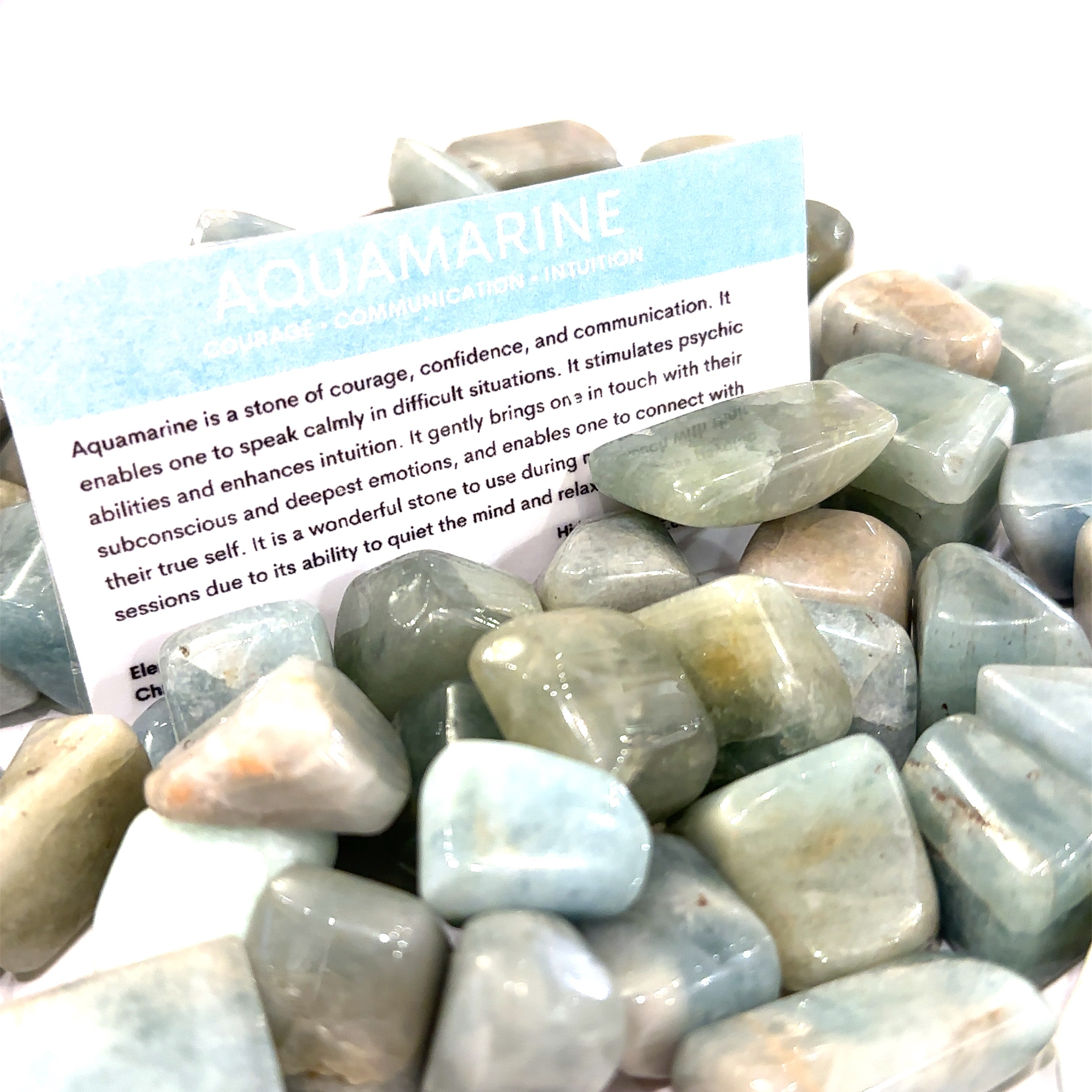Aquamarine Tumble gemstone