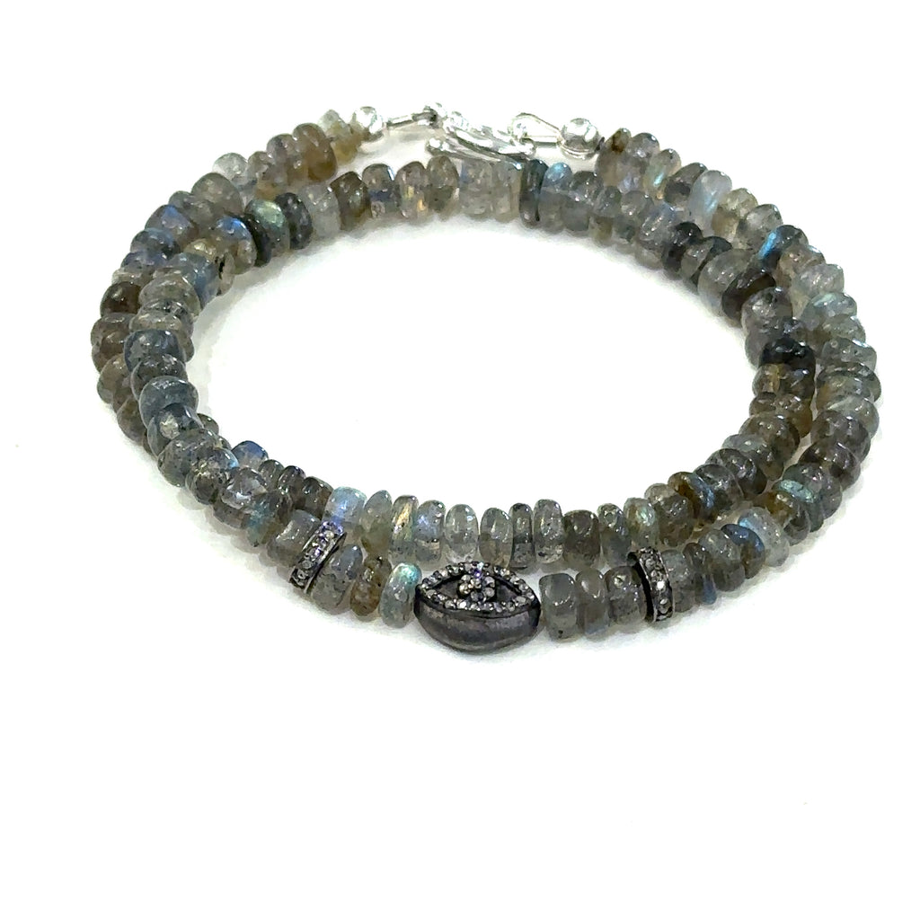 Labradorite gemstone bracelet, Jewelry