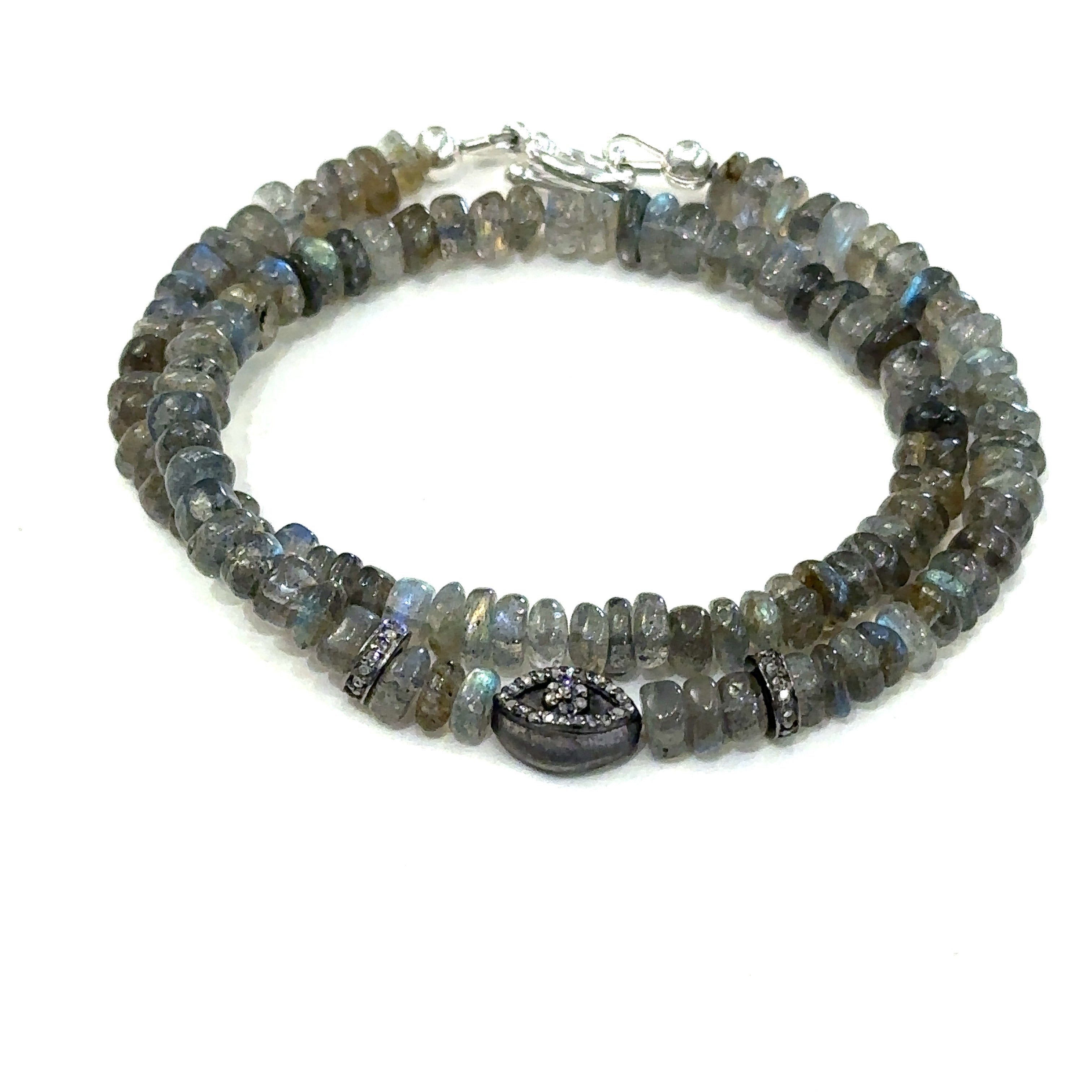 Labradorite gemstone bracelet, Jewelry