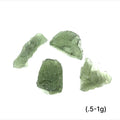 Moldavite, raw gemstone