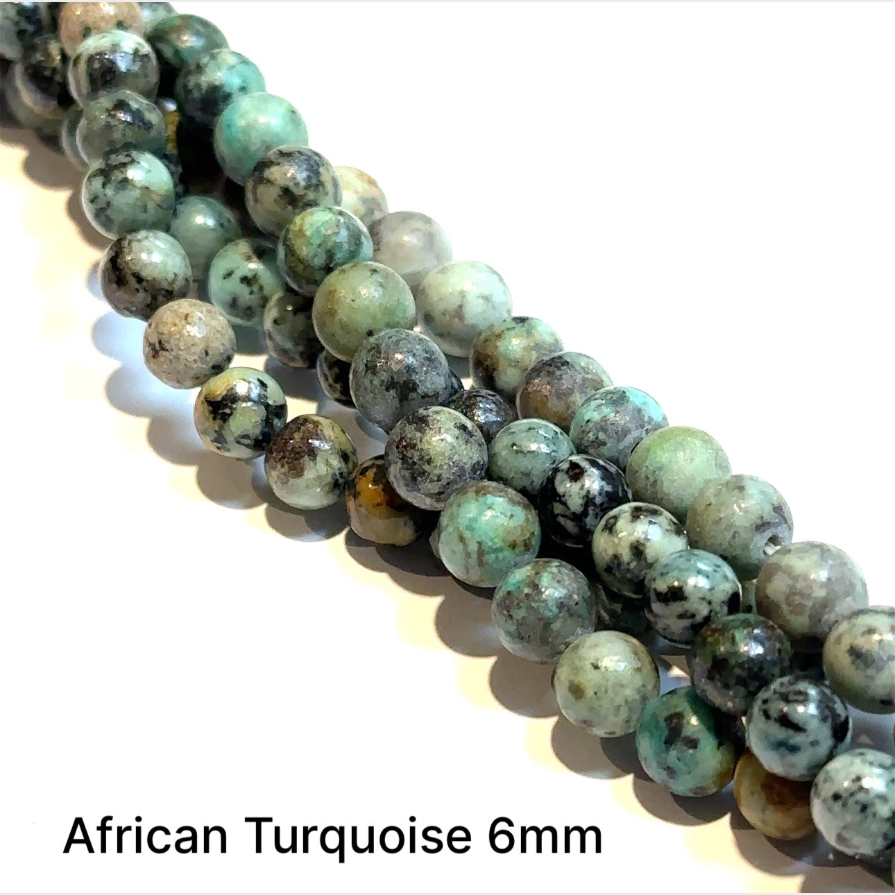 African Turquoise Gemstone Strands, jewelry supplies