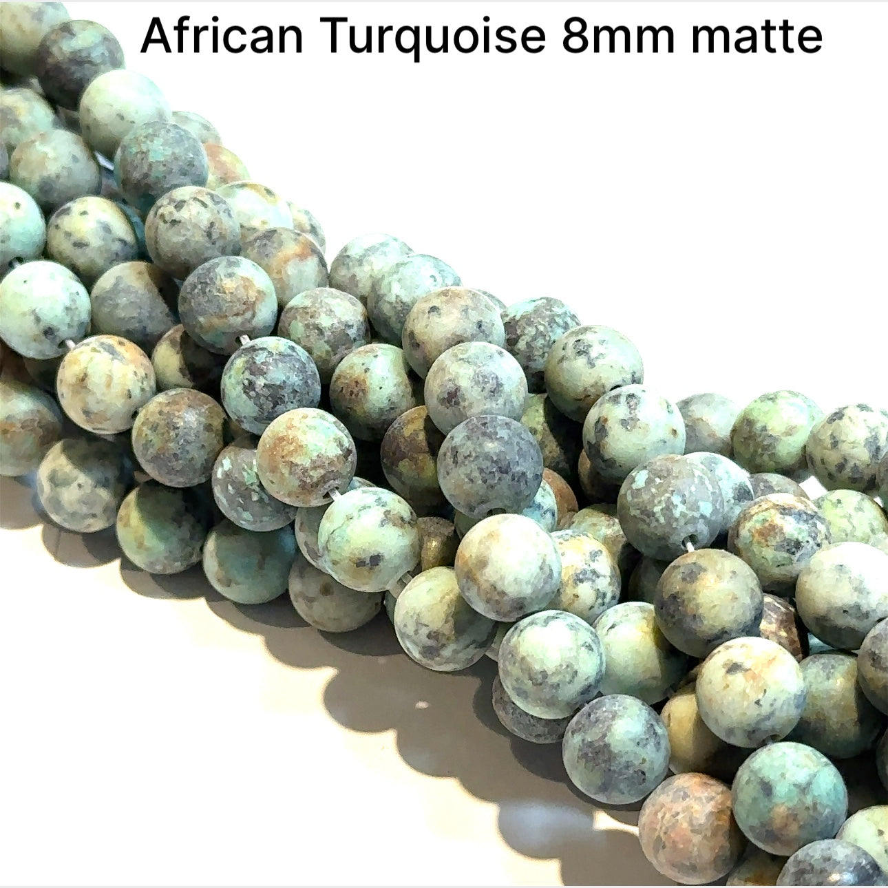 African Turquoise Gemstone Strands, jewelry supplies