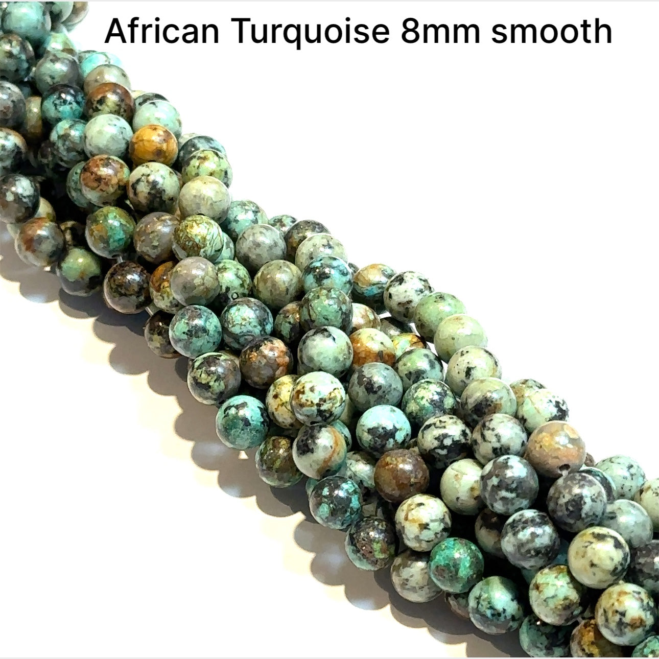 African Turquoise Gemstone Strands, jewelry supplies