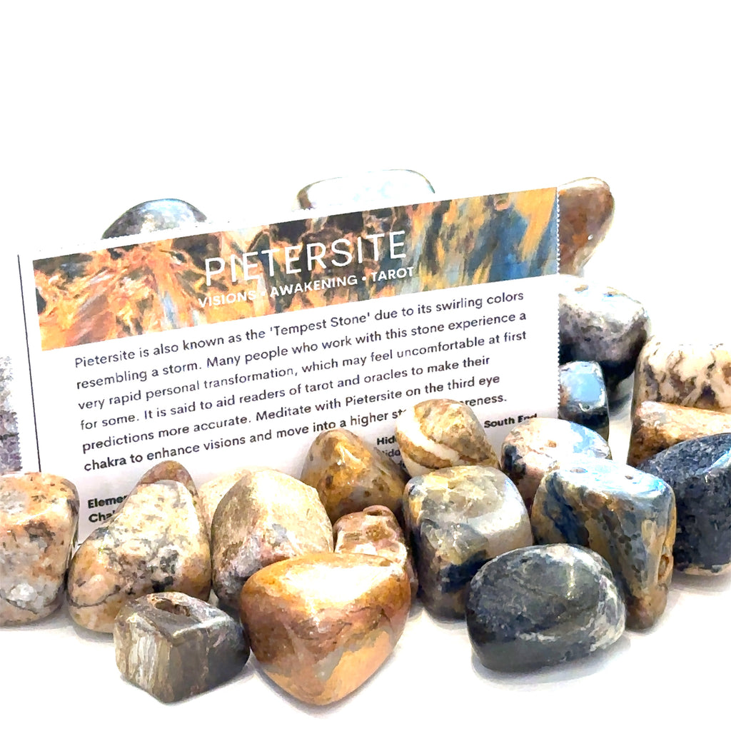Pietersite tumbled  gemstones