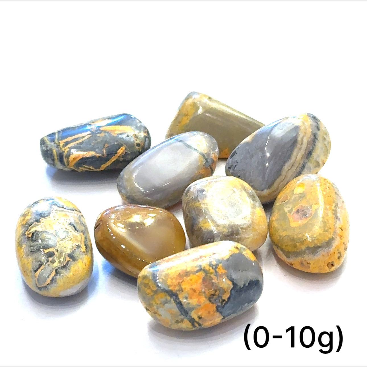 Jasper, Bumblebee tumbled  Gemstone