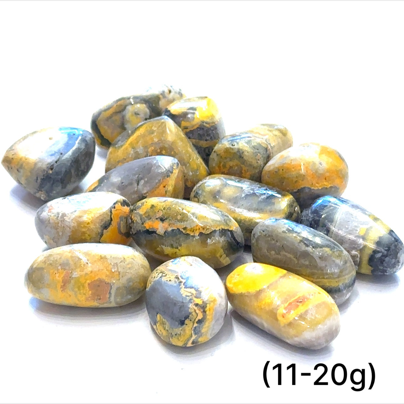 Jasper, Bumblebee tumbled  Gemstone