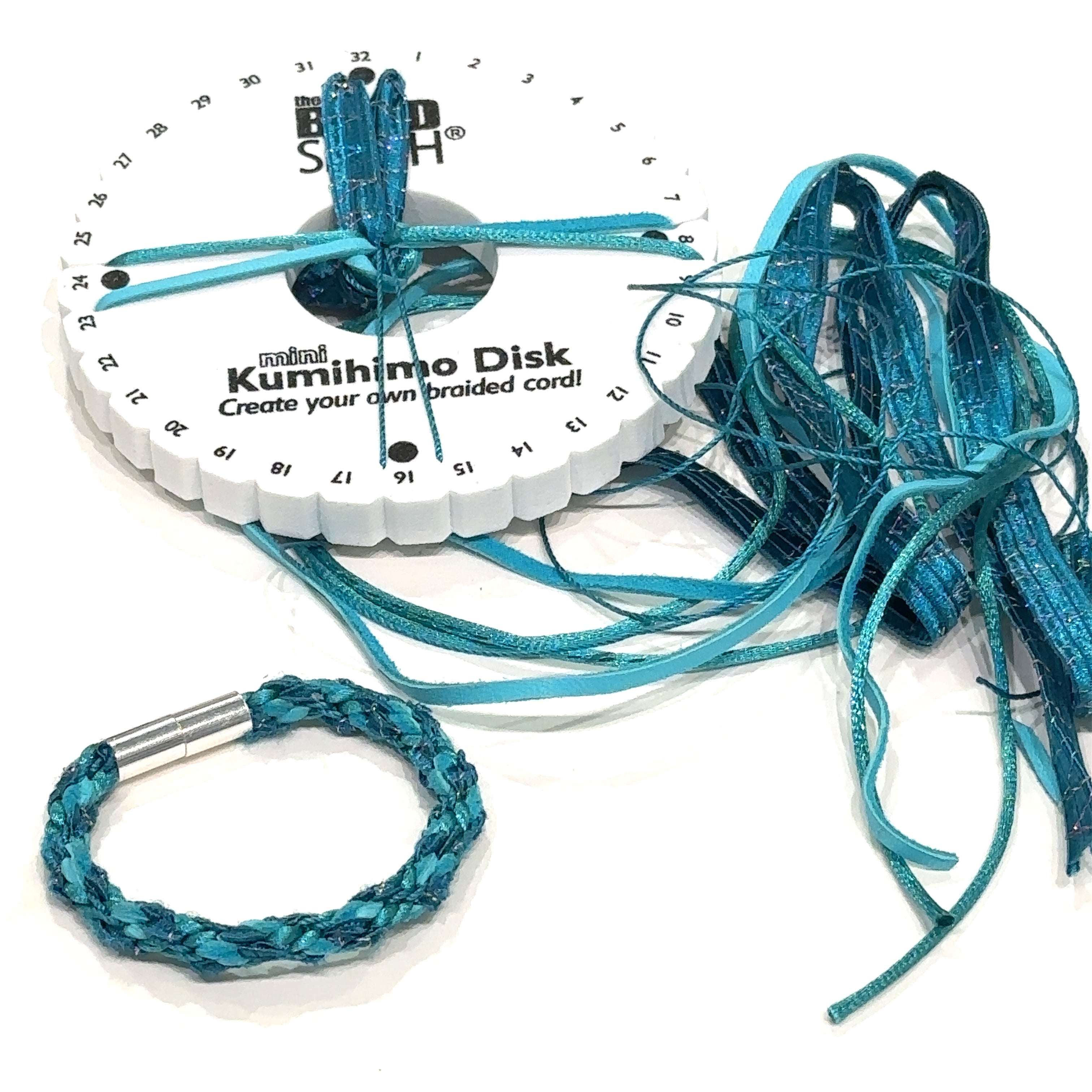 Beginner's Kumihimo Kit including materials (Japanese Braiding), jewelry kit, classes