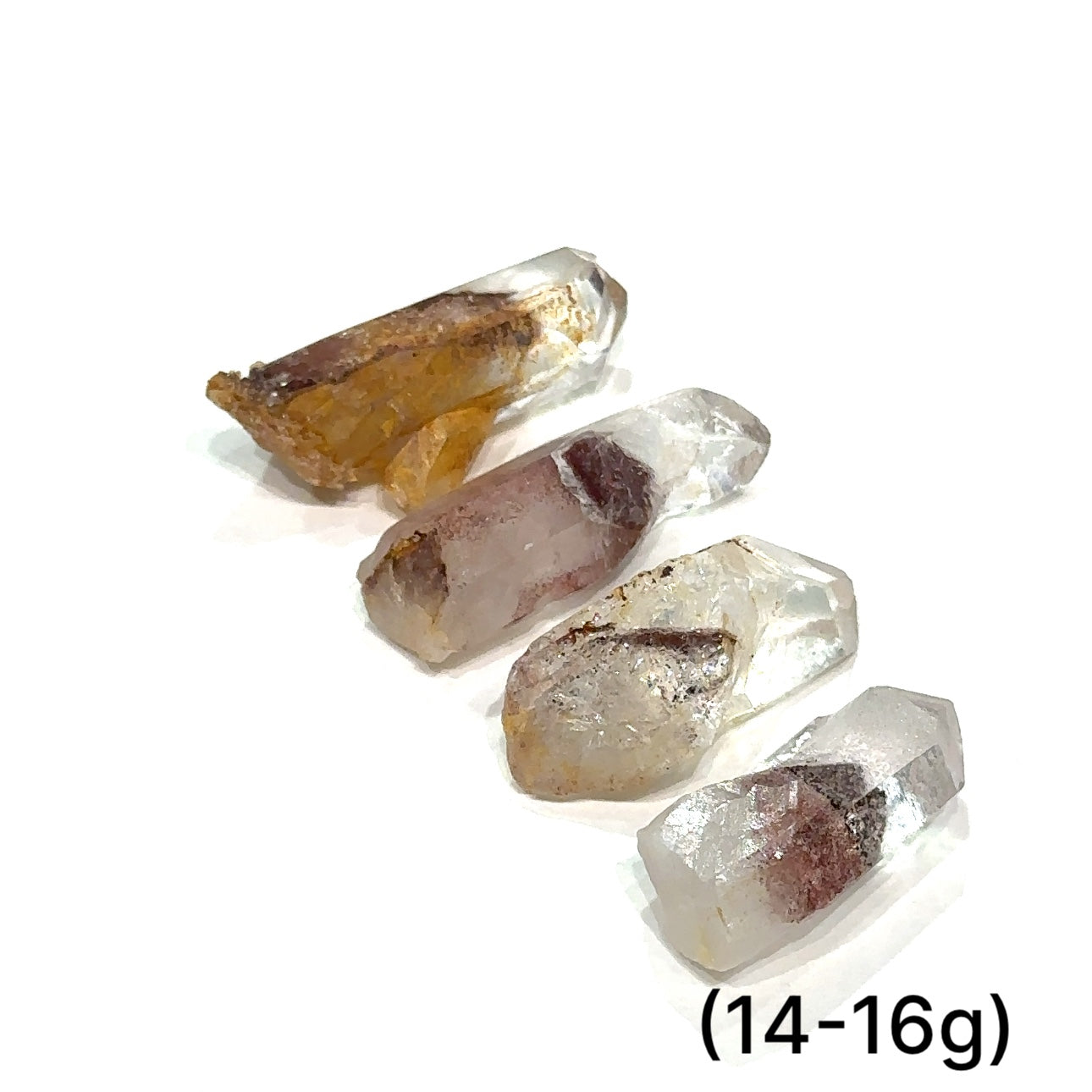 Sunset Quartz points "Disco Ball" Gemstones