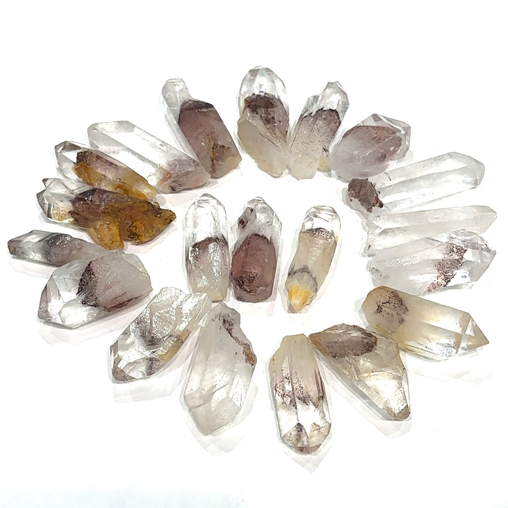 Sunset Quartz points "Disco Ball" Gemstones