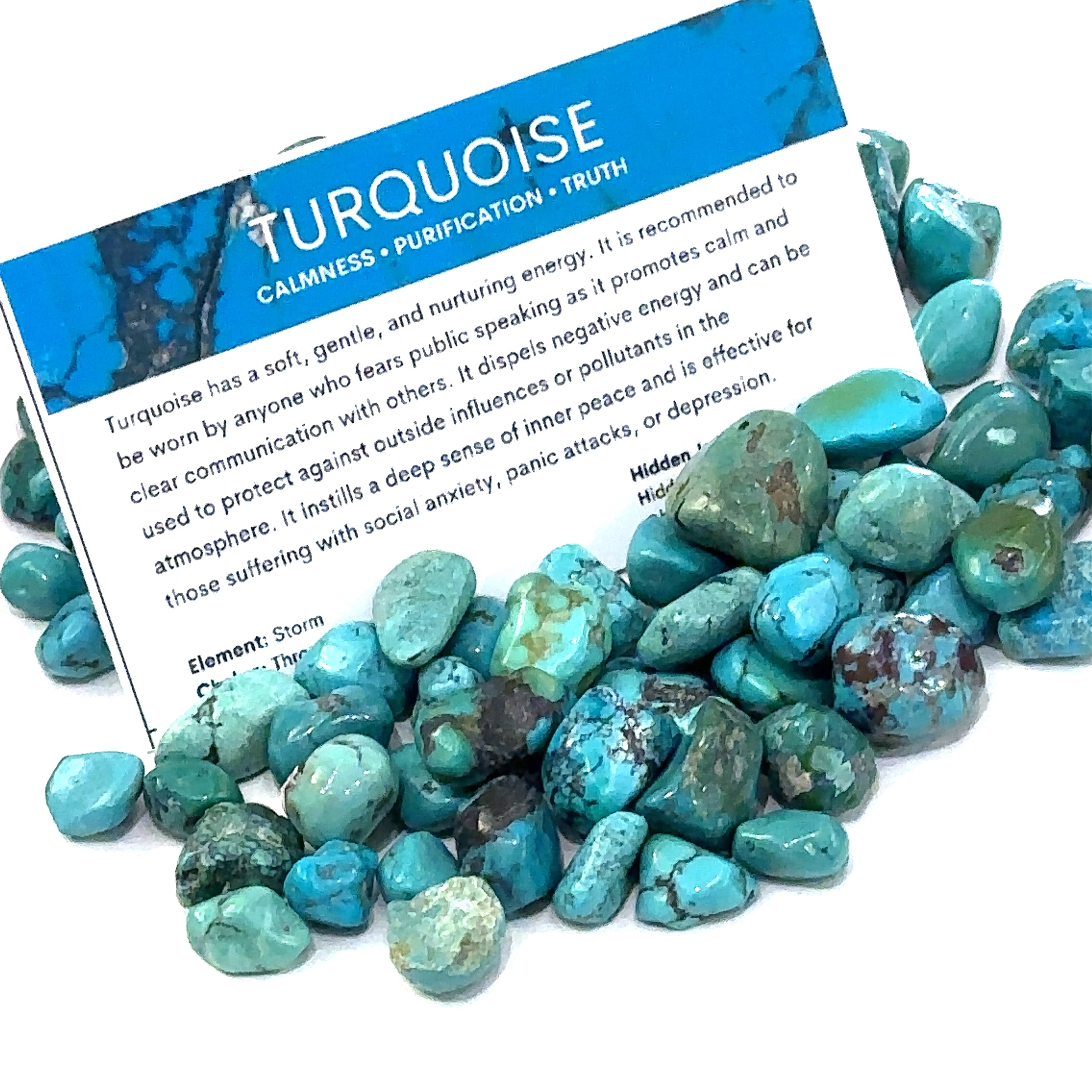 Turquoise Tumbled Gemstone