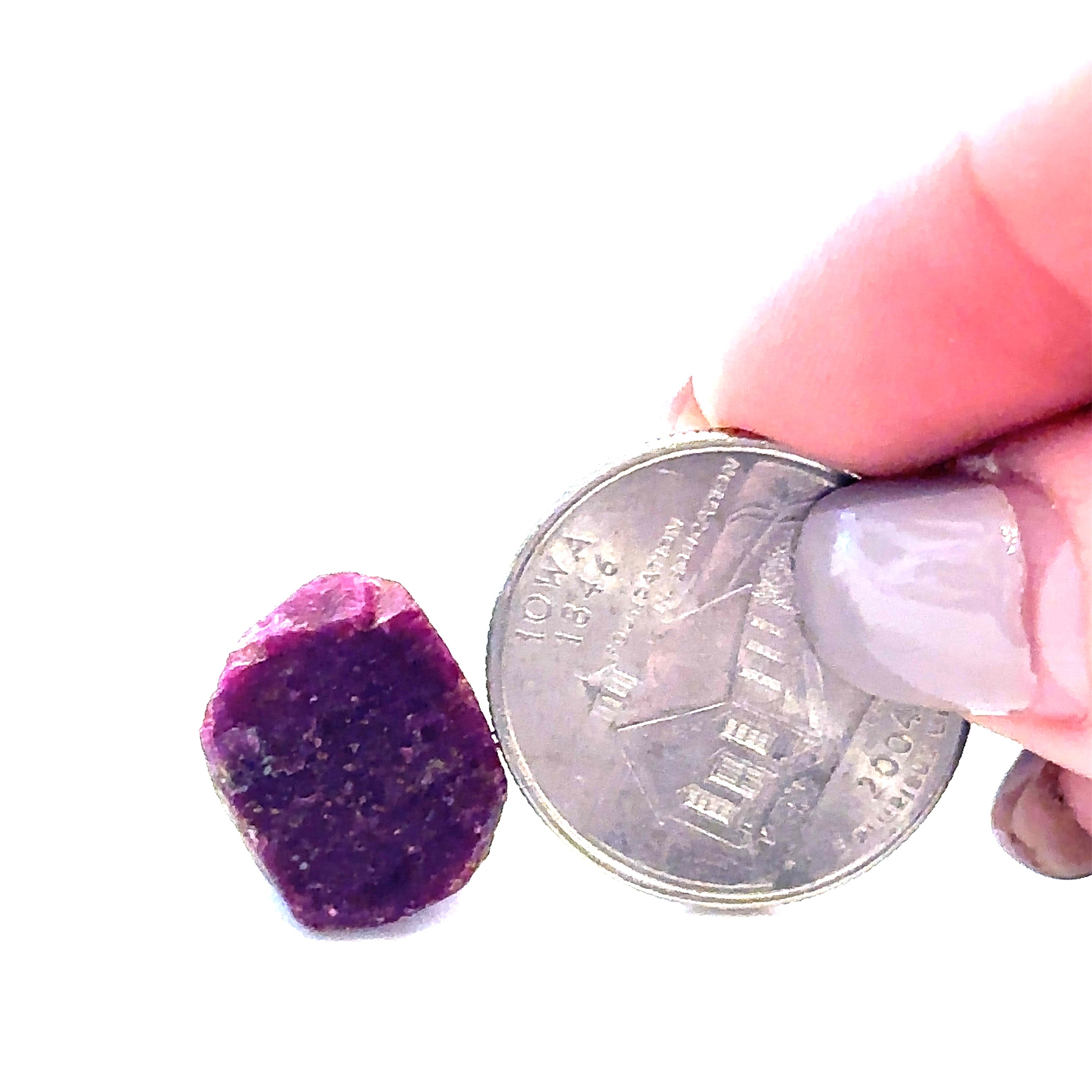Ruby raw specimen gemstone