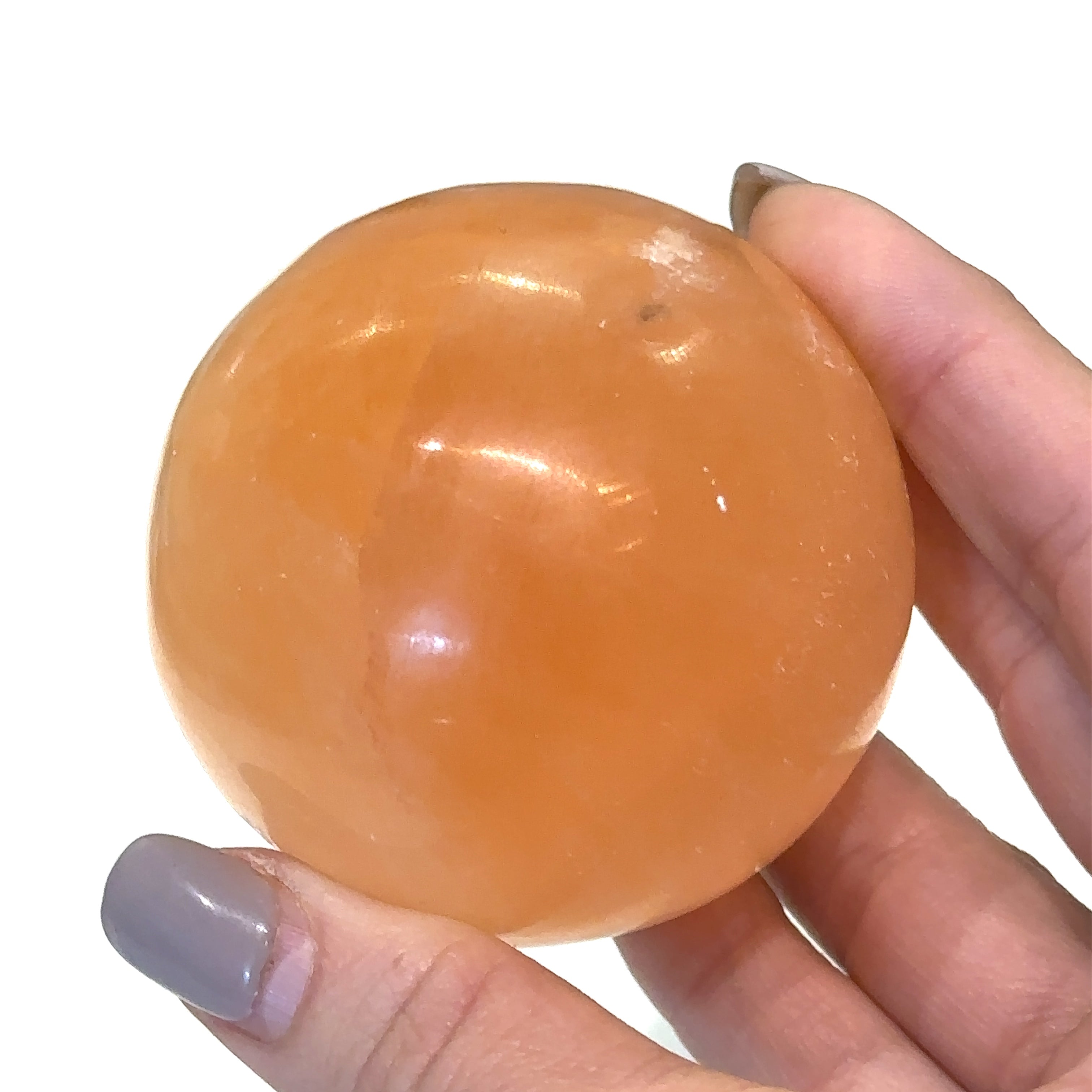 Selenite Gemstone spheres