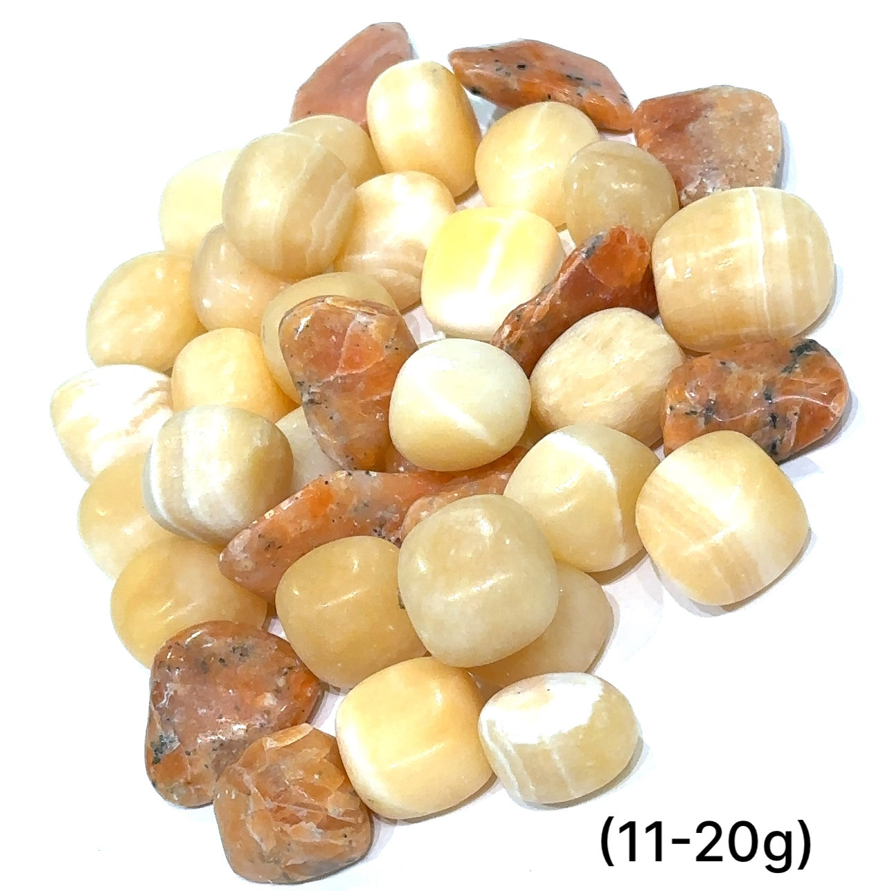 Calcite Orange tumble gemstone