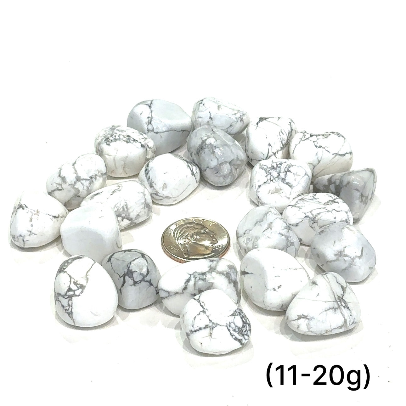Howlite Tumbled Gemstone
