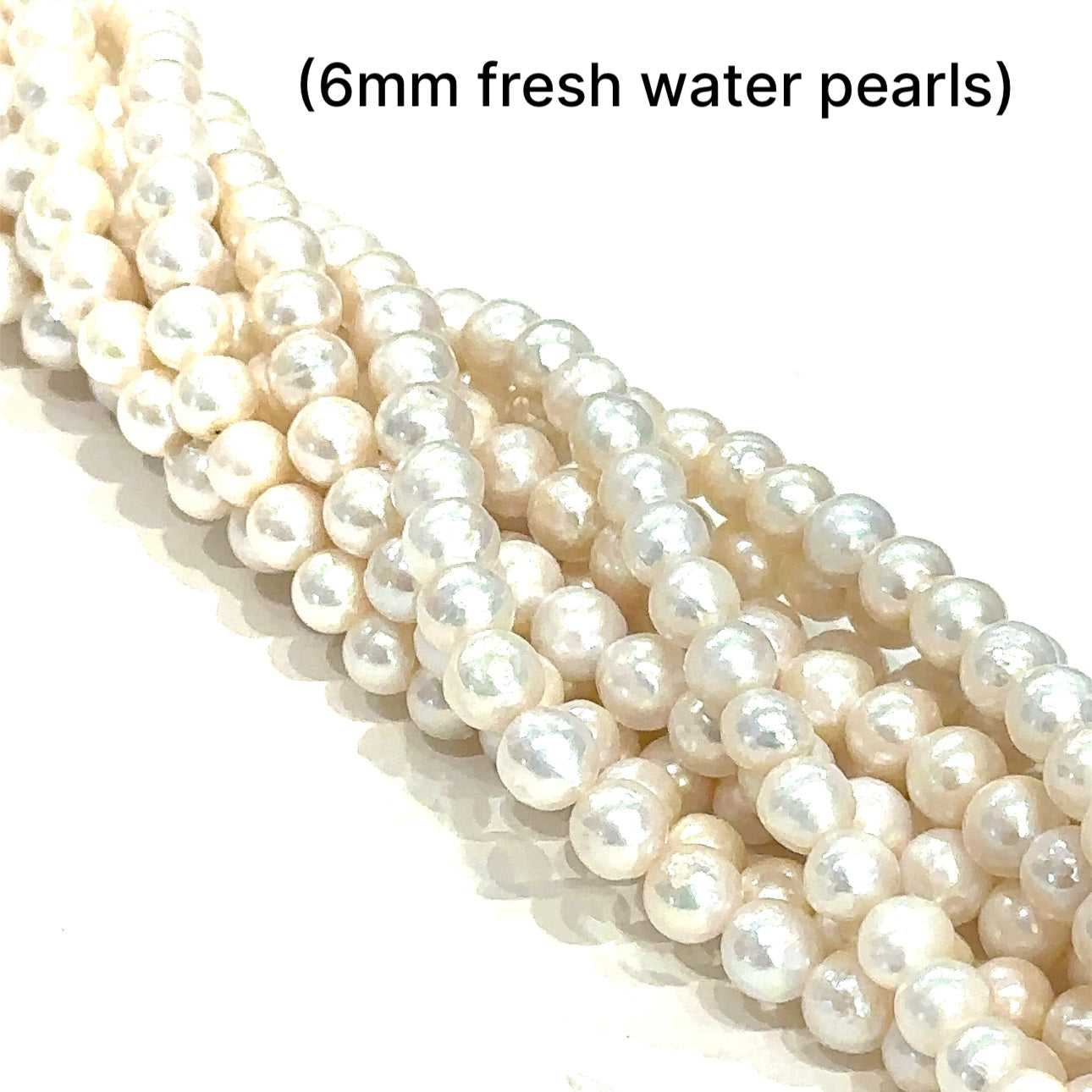 Fresh Water Pearls,  Fresh Water Button Pearl Strands, jewelry supplies