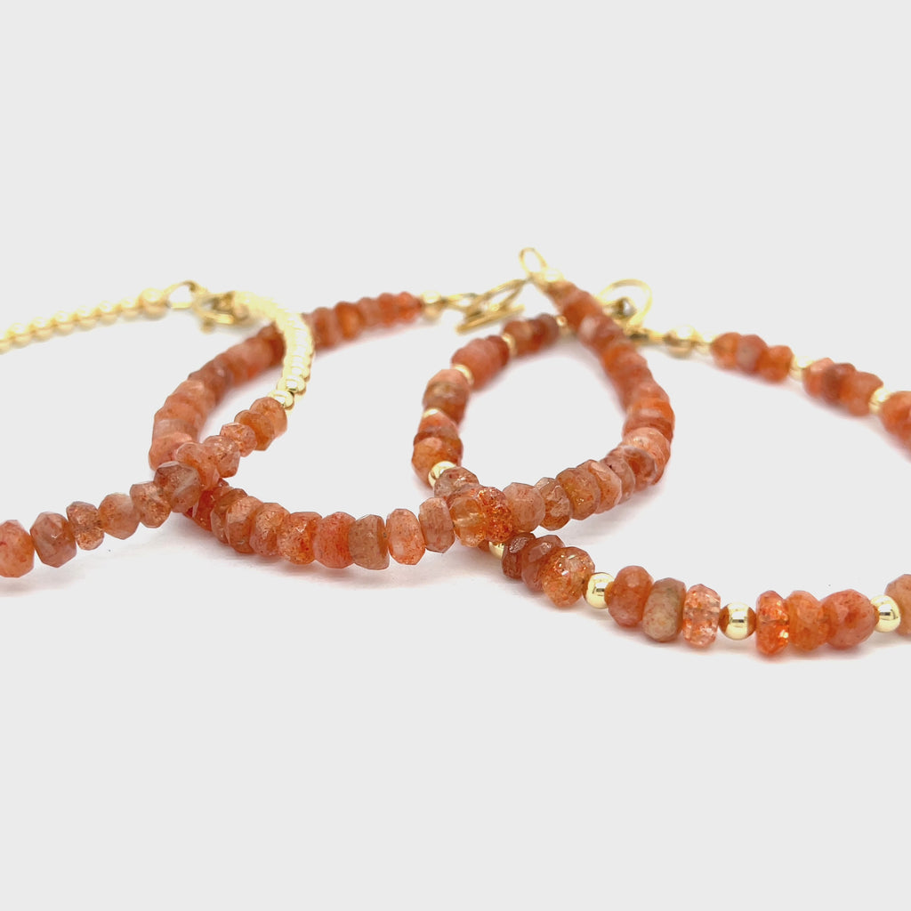 Sunstone Gemstone Bracelets, jewelry