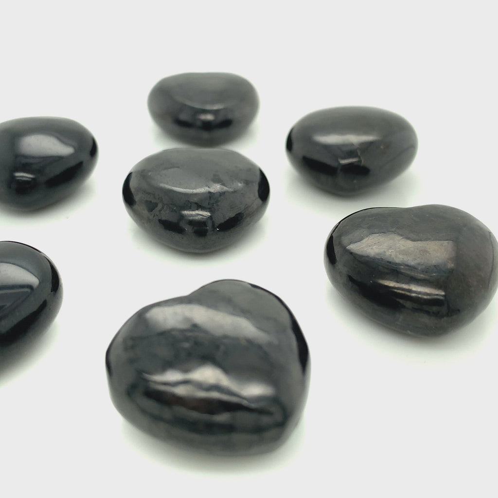 Shungite gemstone hearts
