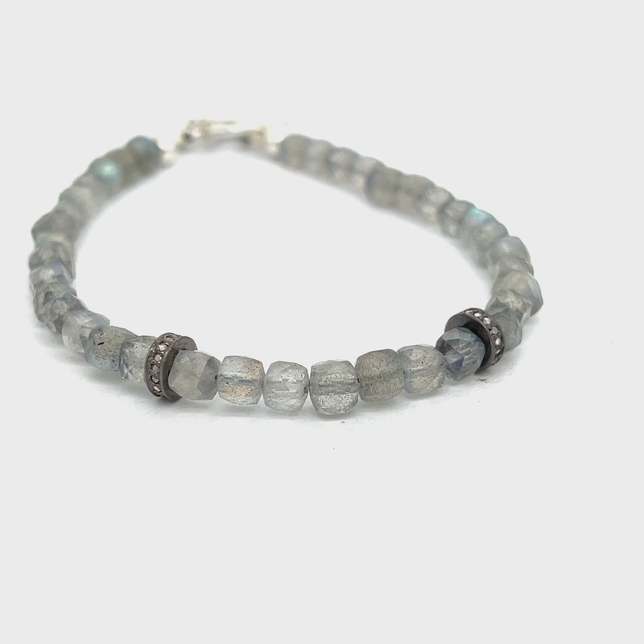 Labradorite gemstone bracelet, Jewelry
