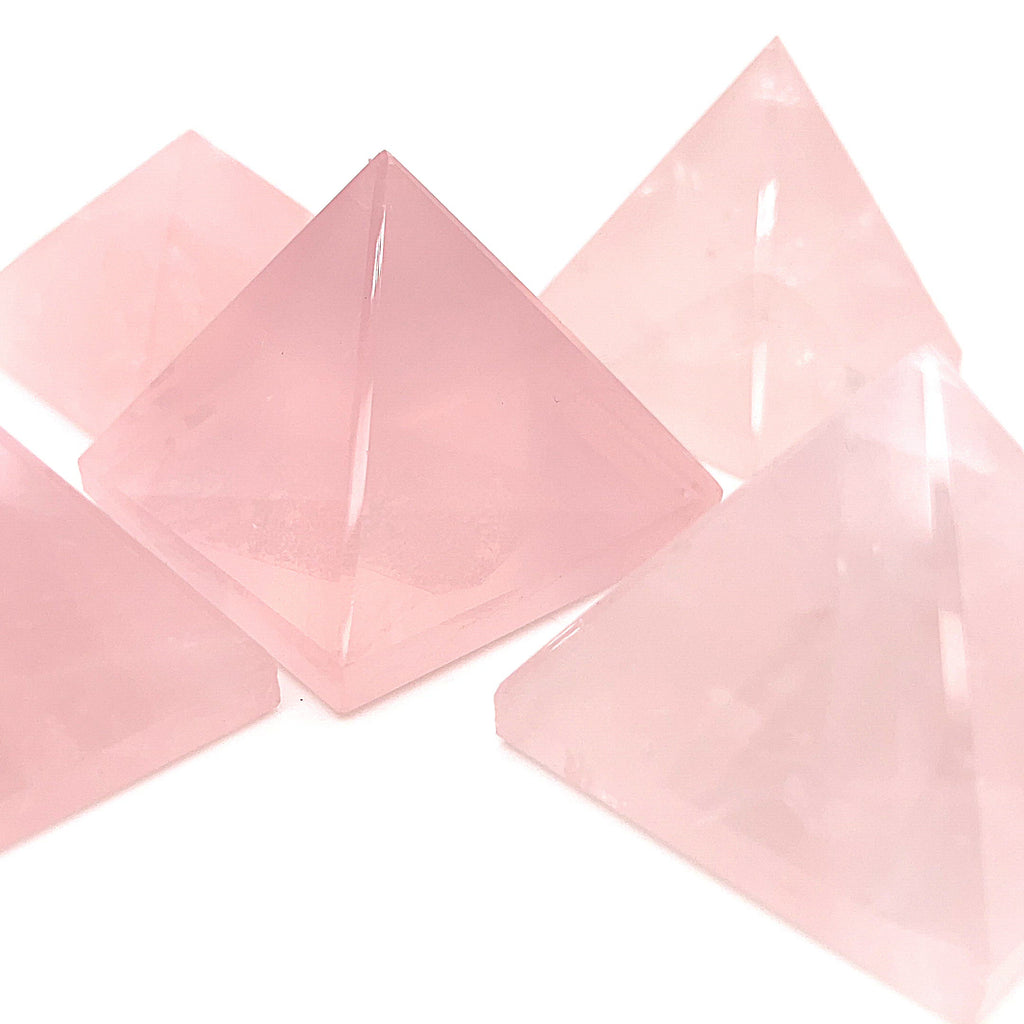 Rose Quartz Gemstone Pyramid