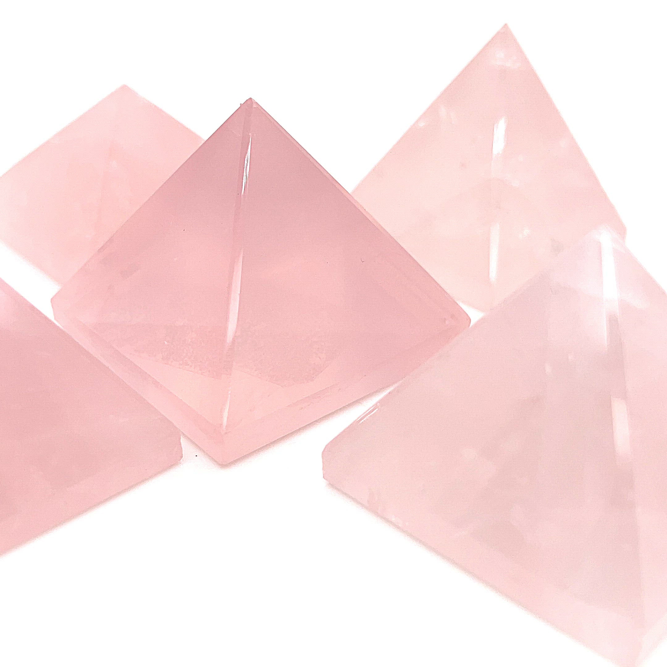 Rose Quartz Gemstone Pyramid