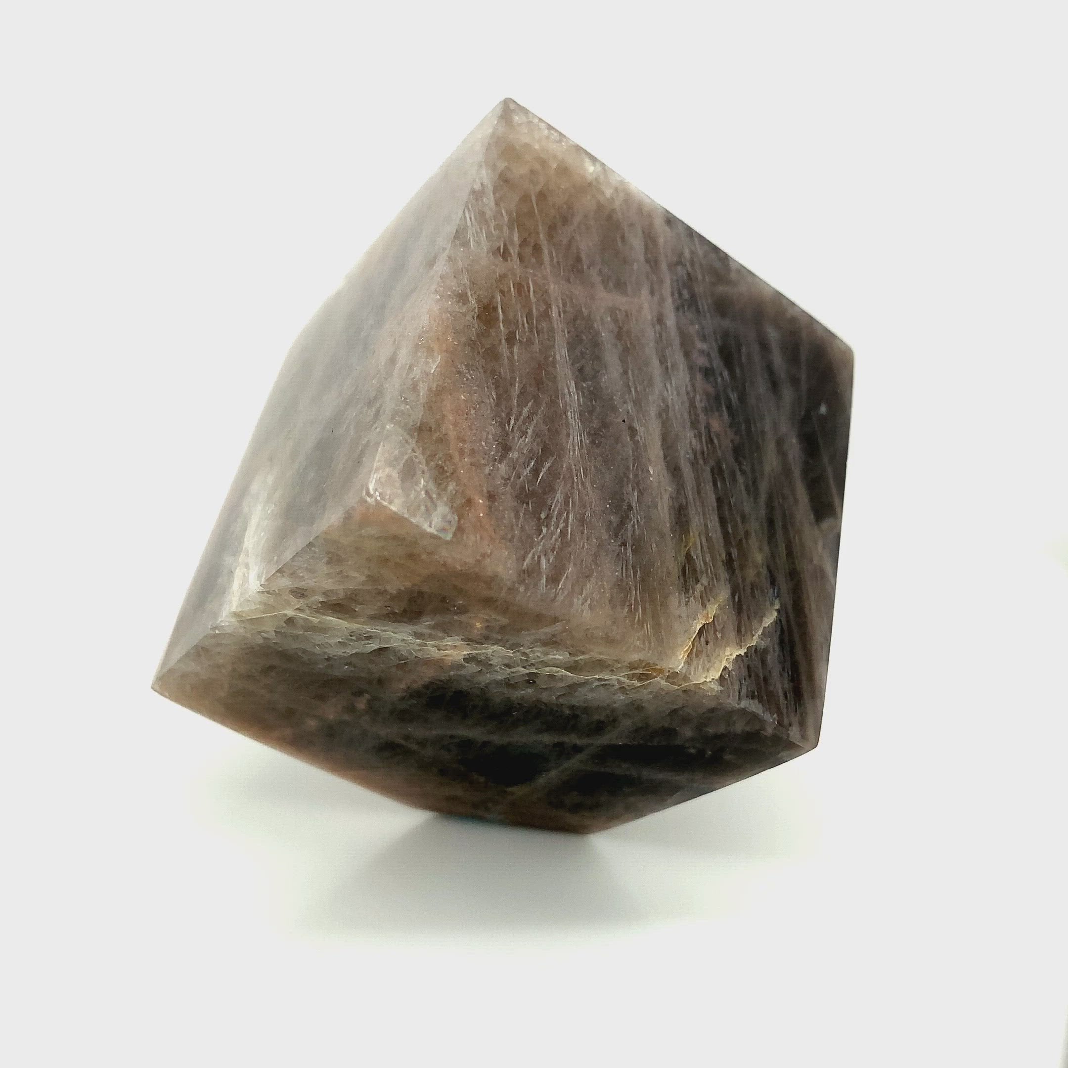 Black Moonstone Gemstone Cubes