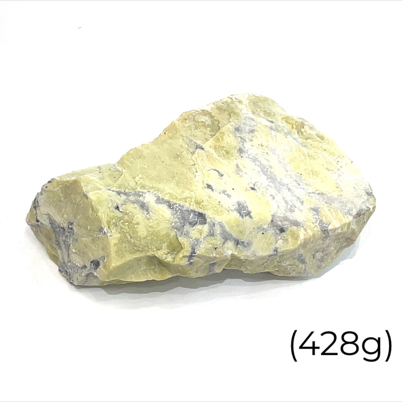 A group of Devalite stone (428g) used in meditation and crystal healing – grounding Earth energy. on a white background front overview.
