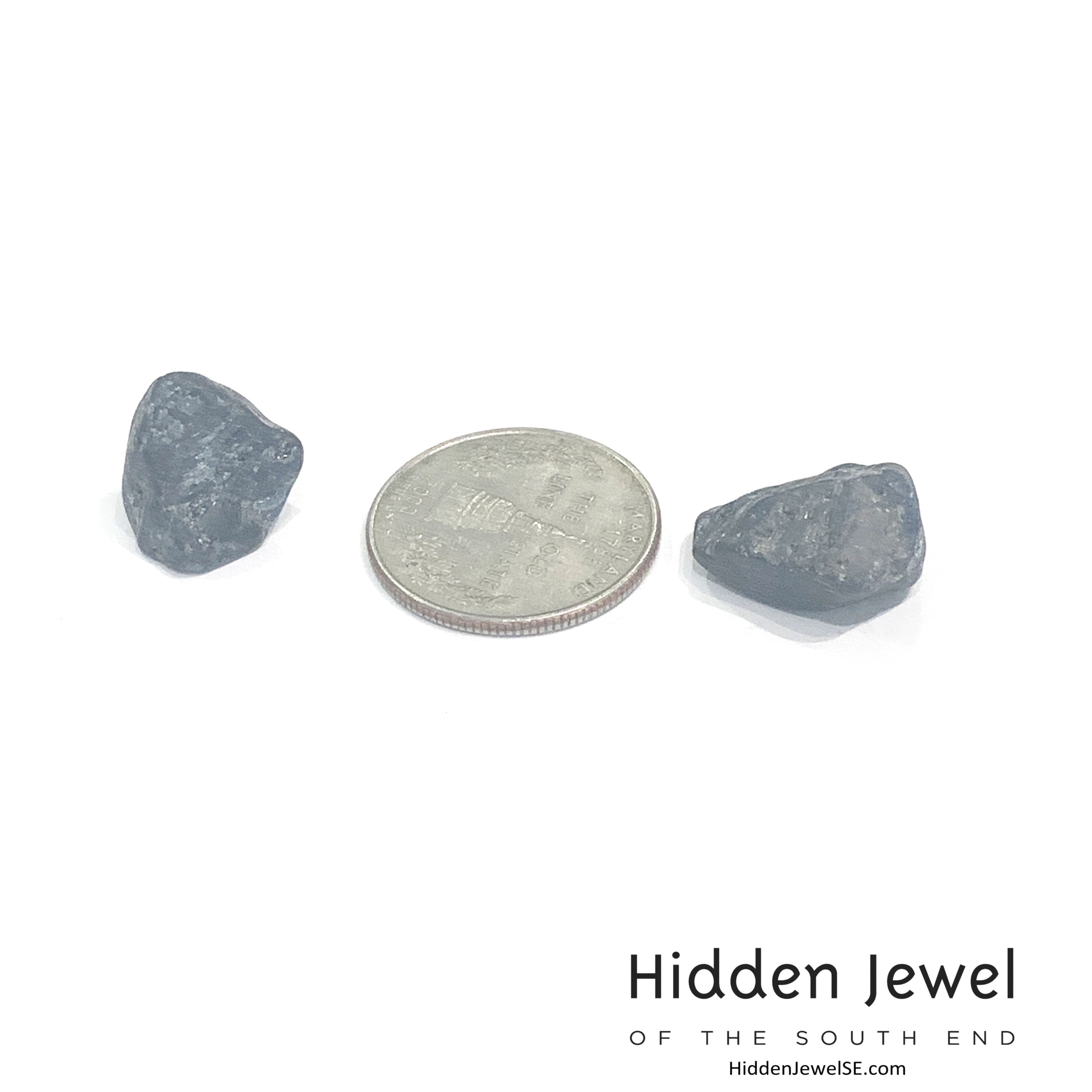Sapphire , blue Raw gemstones