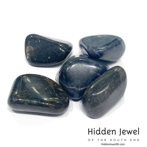Blue Aventurine Gemstone grouping on white
