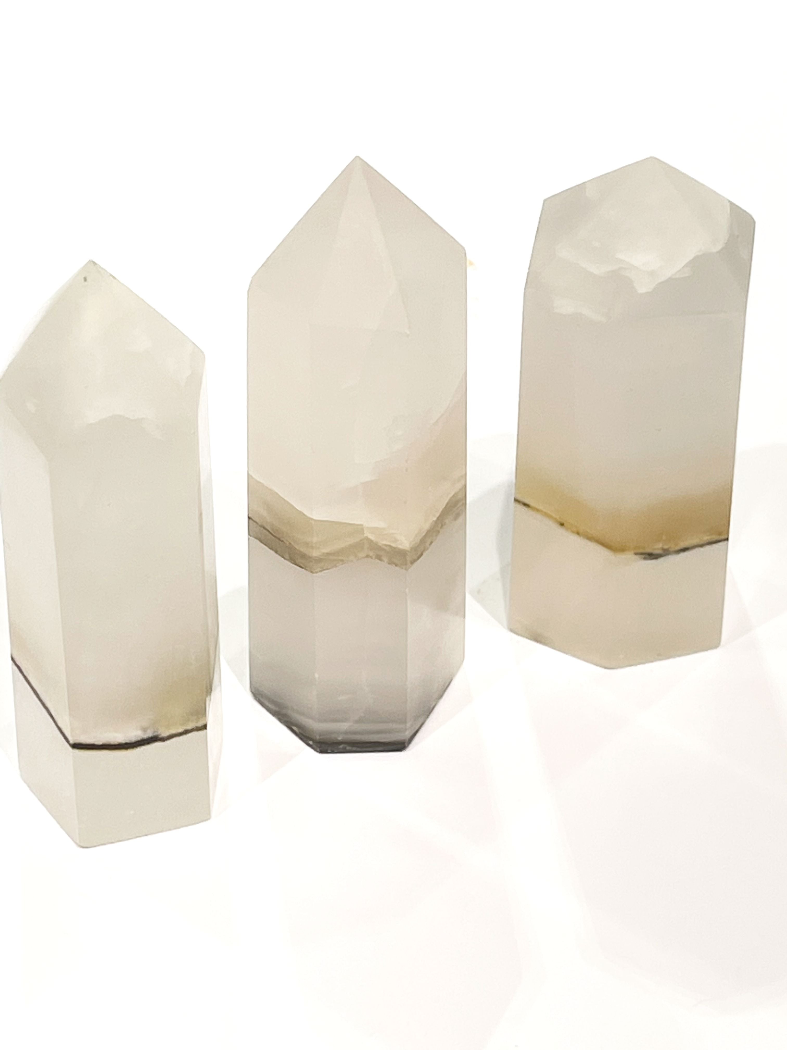 Mangano Calcite  gemstone Towers