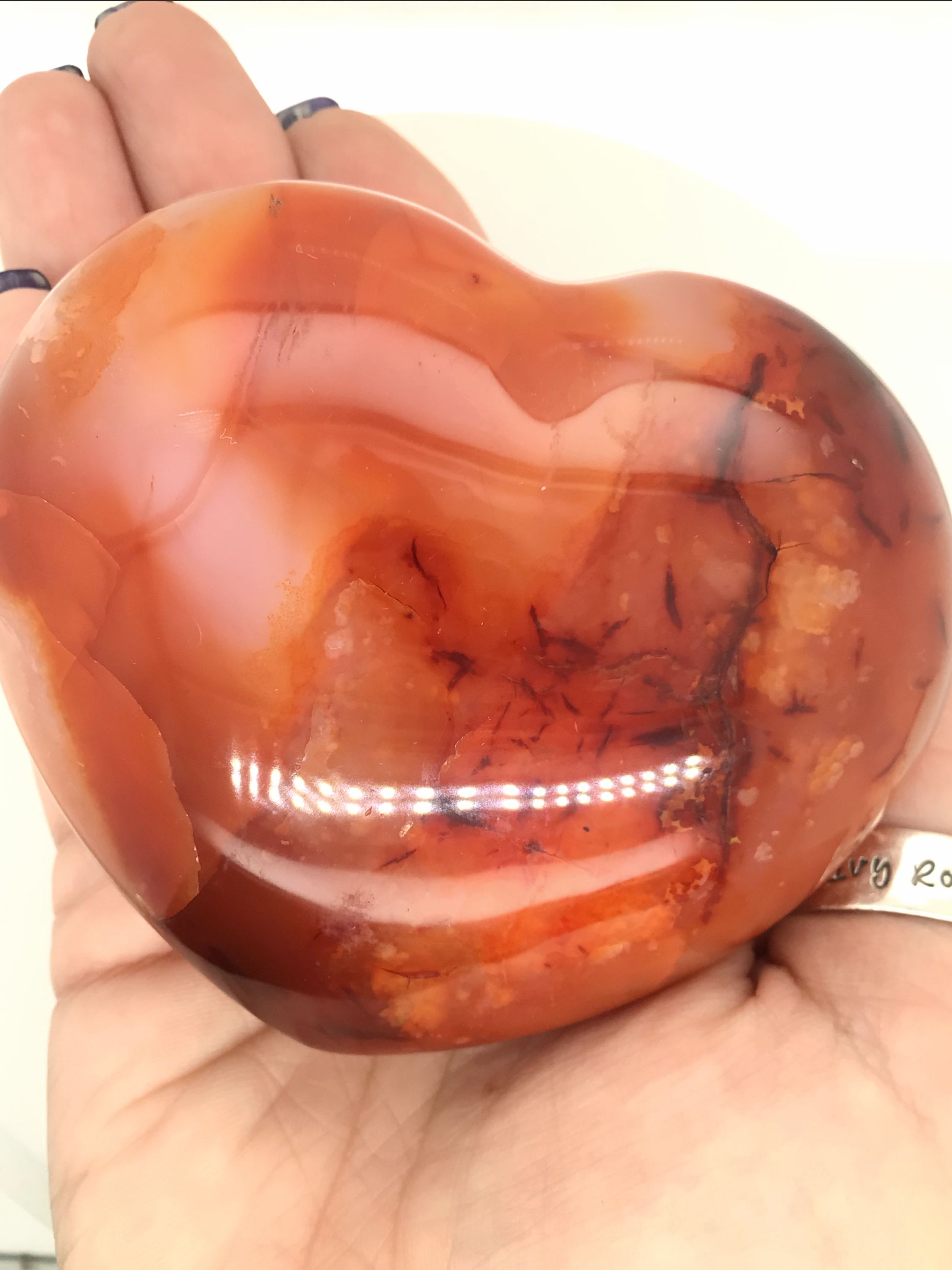 Carnelian Gemstone Hearts