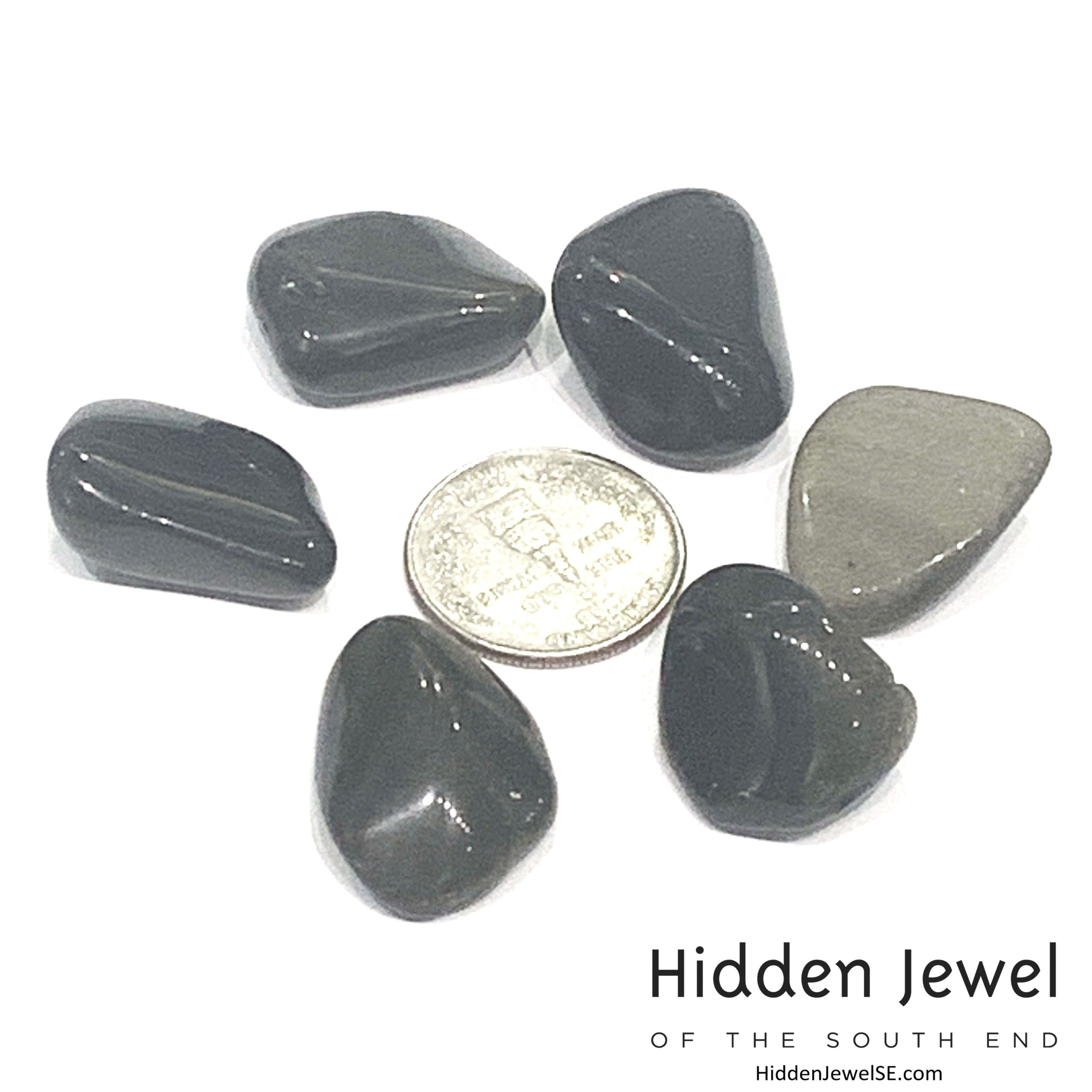 Golden Sheen Obsidian Tumbled Gemstone   (Mexico)