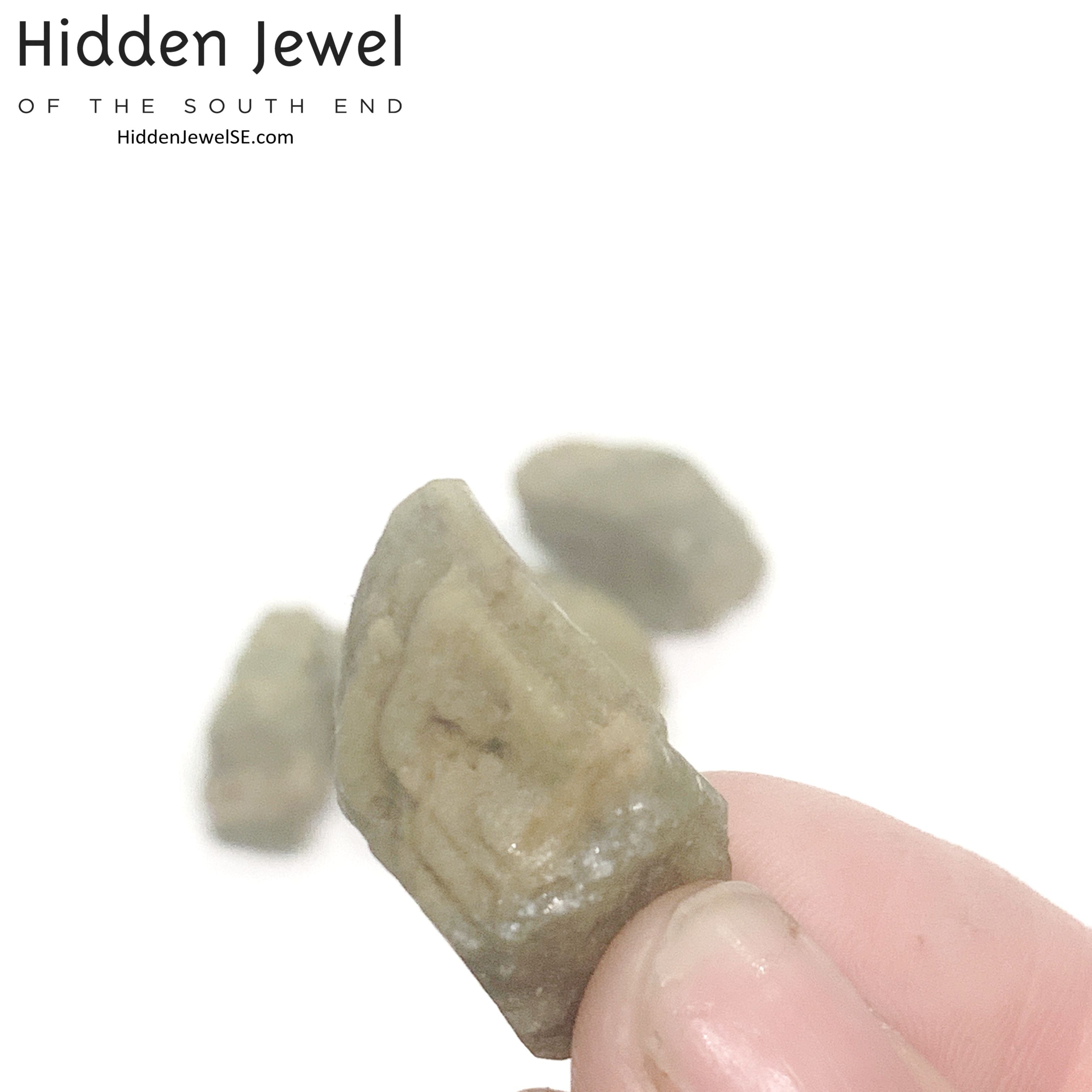 Green Heulandite Raw gemstones