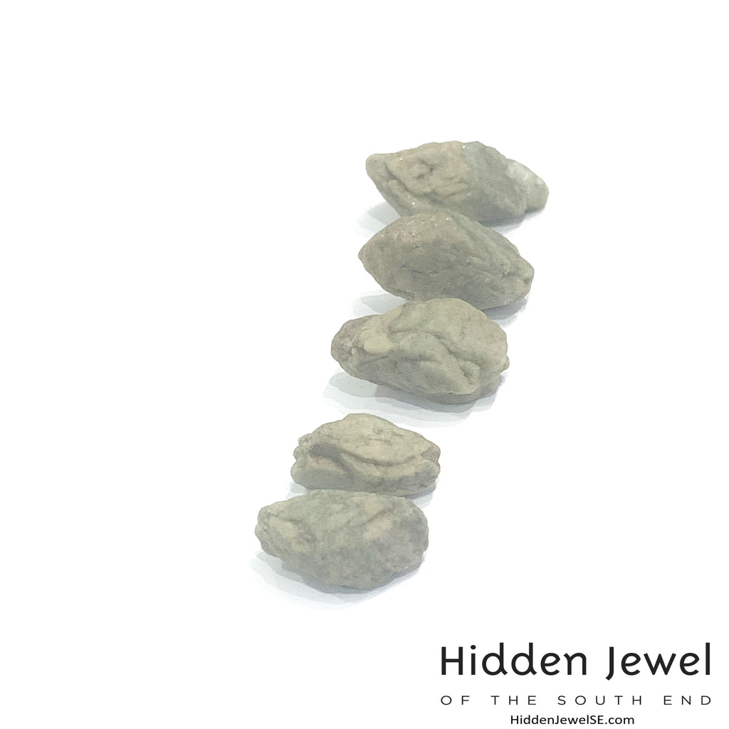 Green Heulandite Raw gemstones