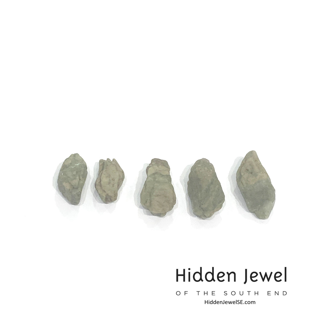 Green Heulandite Raw gemstones