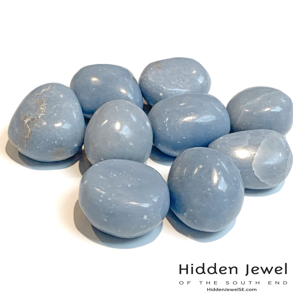 Angelite tumbled Gemstone