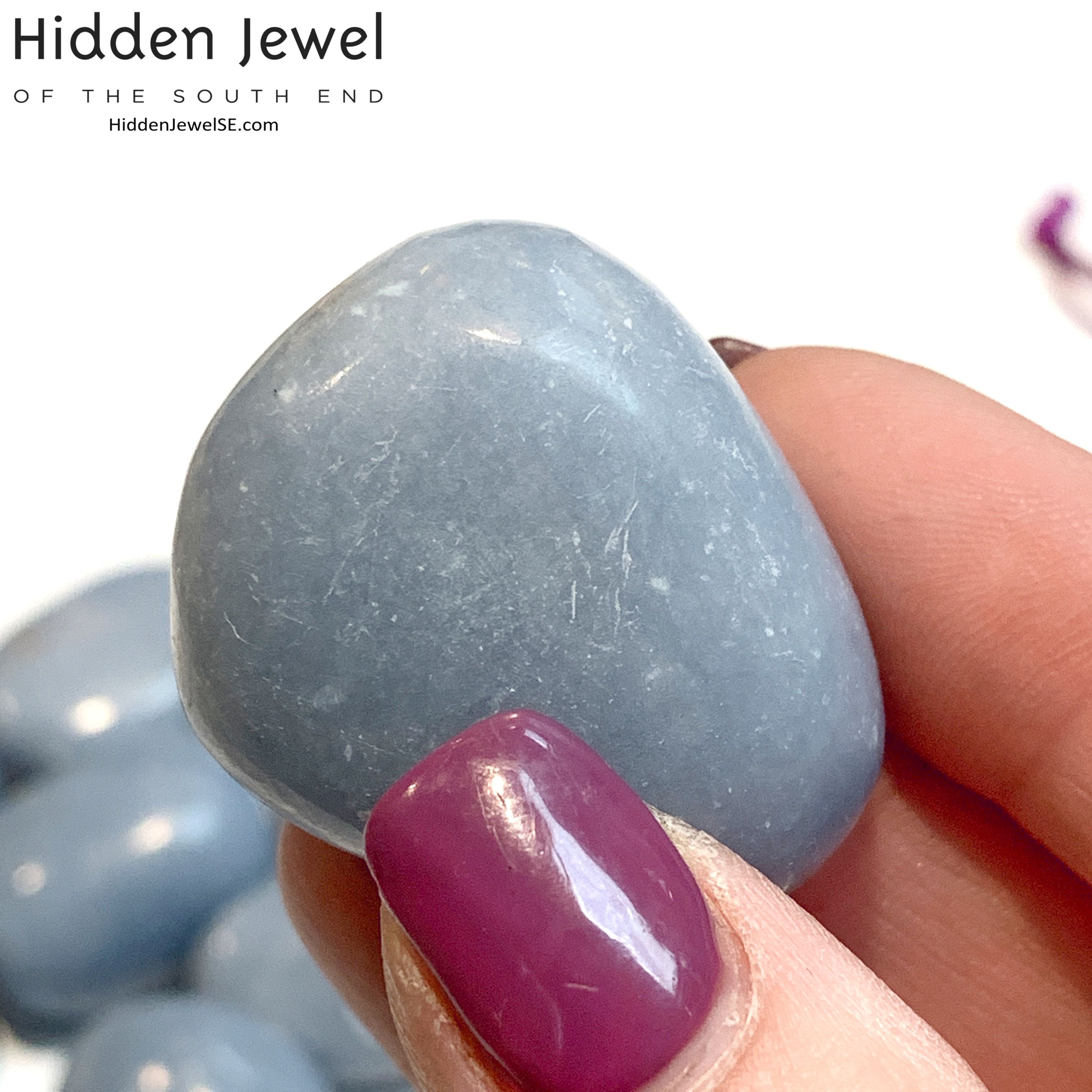 Angelite tumbled Gemstone