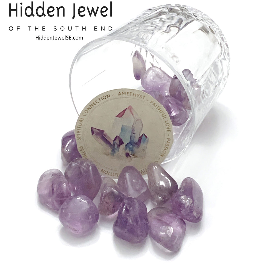 Amethyst Tumbled gemstones